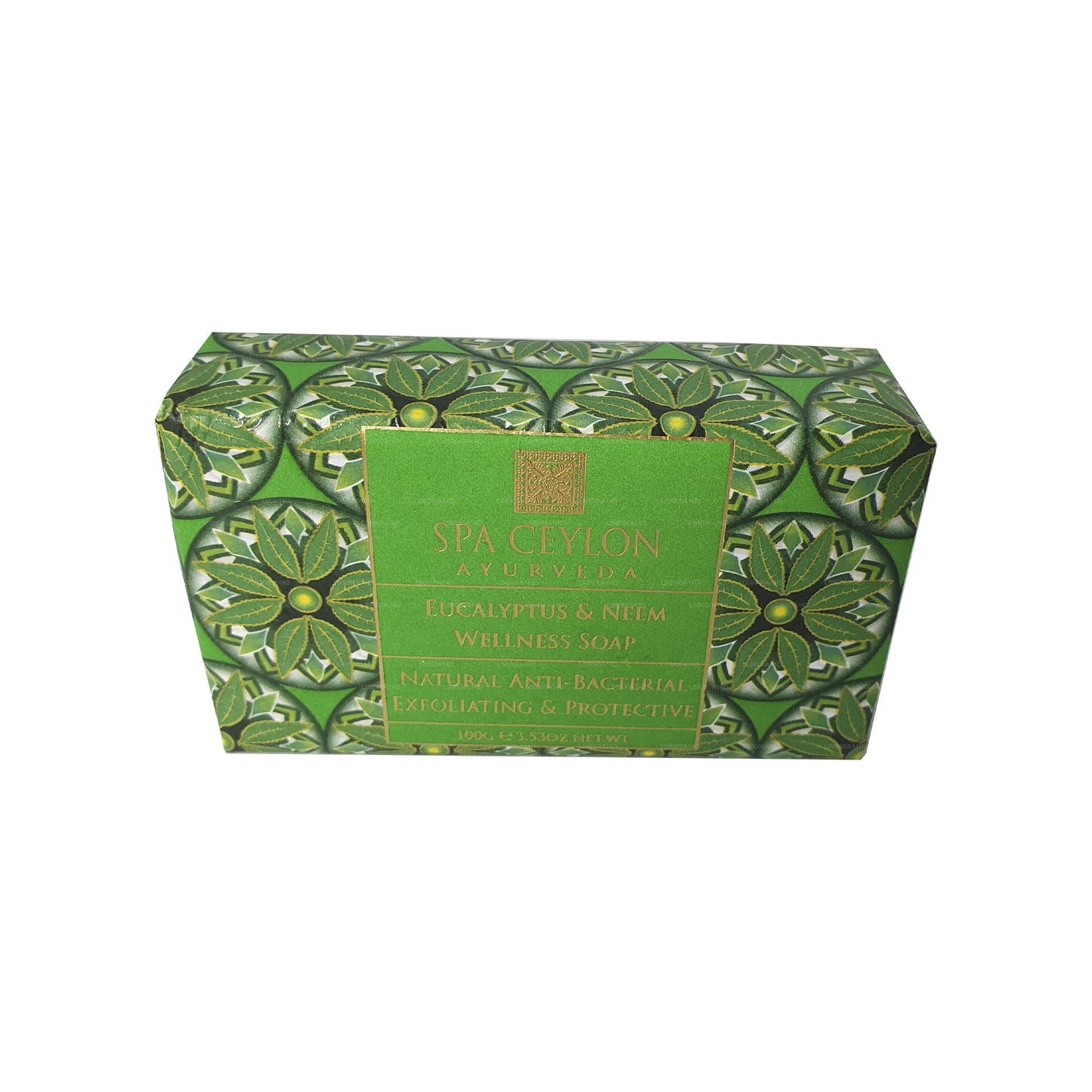 Spa Ceylon Eukalyptus & Neem – Antibakterielle Peeling-Wellness-Seife (100 g)