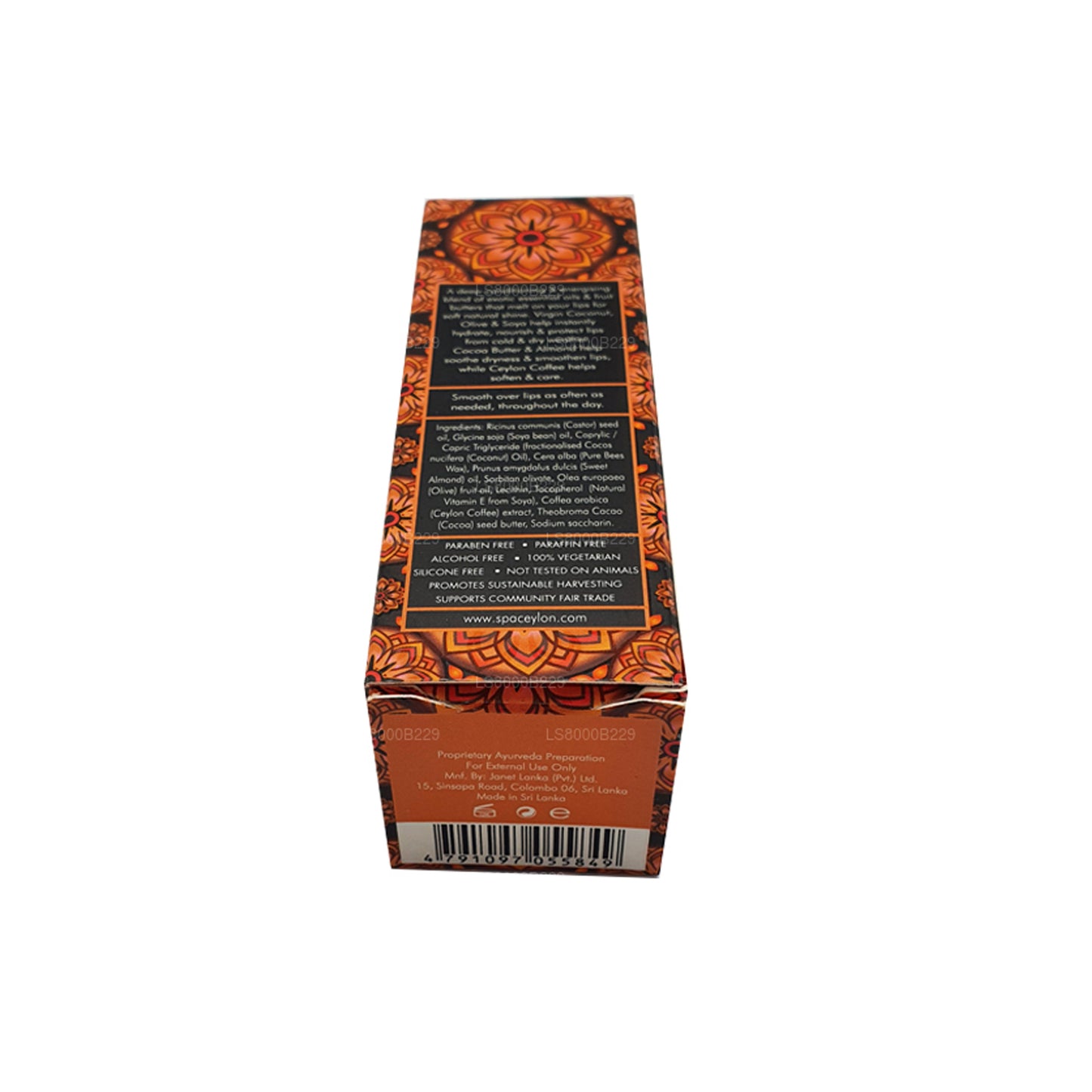 Spa Ceylon Ceylon Lippenbalsam mit Kaffee und Kakao (10 g)