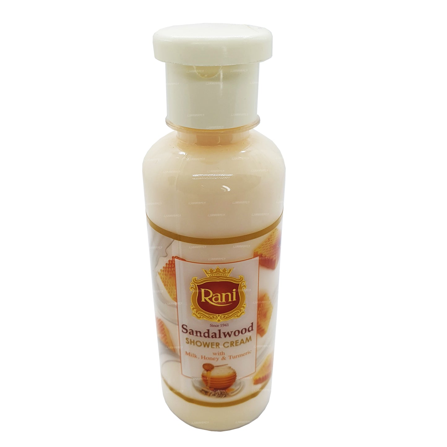 Swadeshi Rani Sandelholz-Duschcreme mit Milch, Honig und Kurkuma (250 ml)