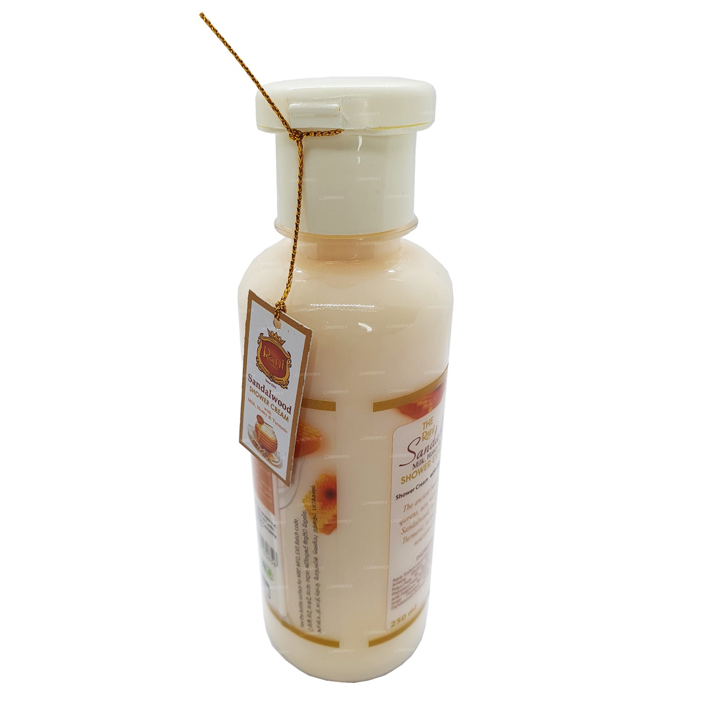 Swadeshi Rani Sandelholz-Duschcreme mit Milch, Honig und Kurkuma (250 ml)