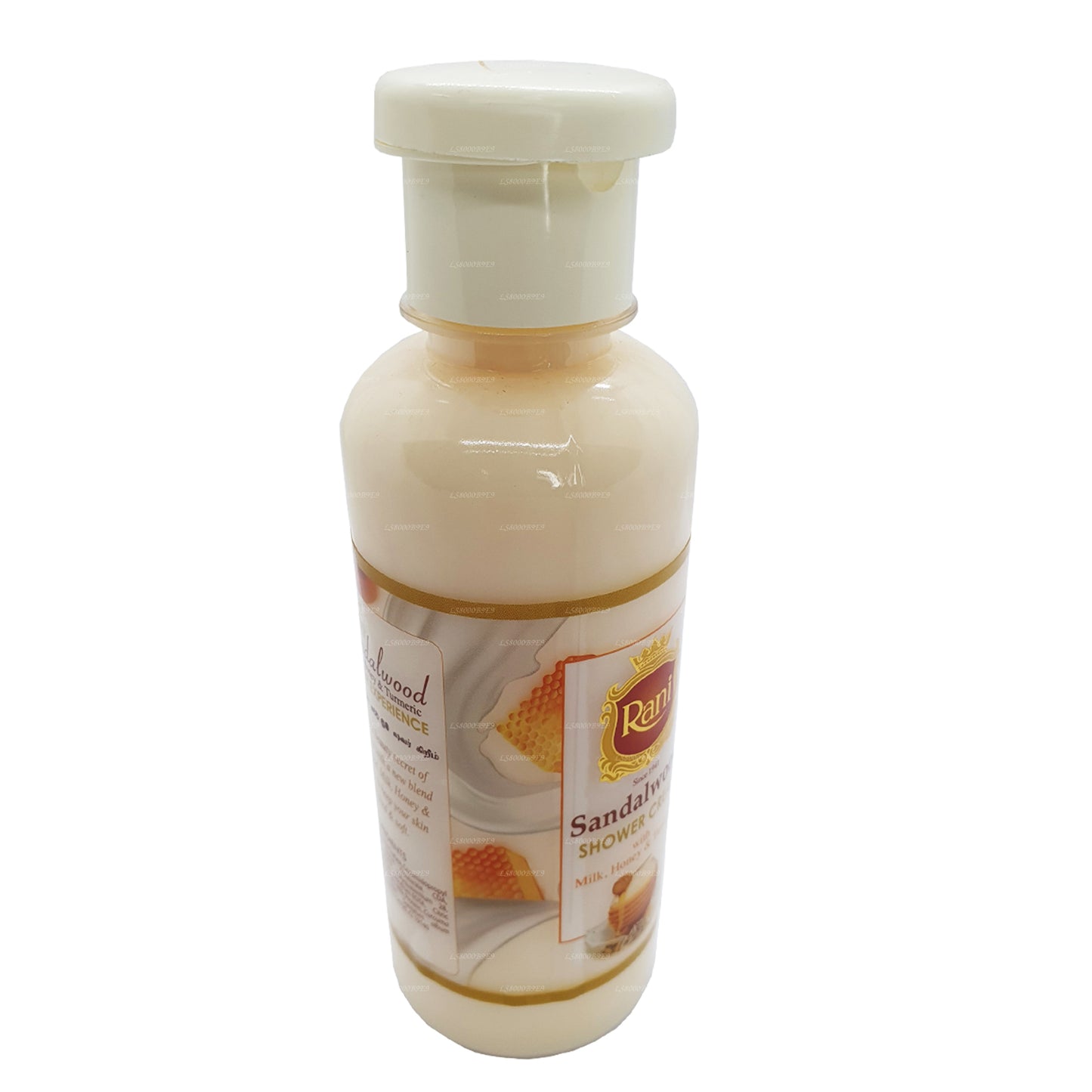 Swadeshi Rani Sandelholz-Duschcreme mit Milch, Honig und Kurkuma (250 ml)
