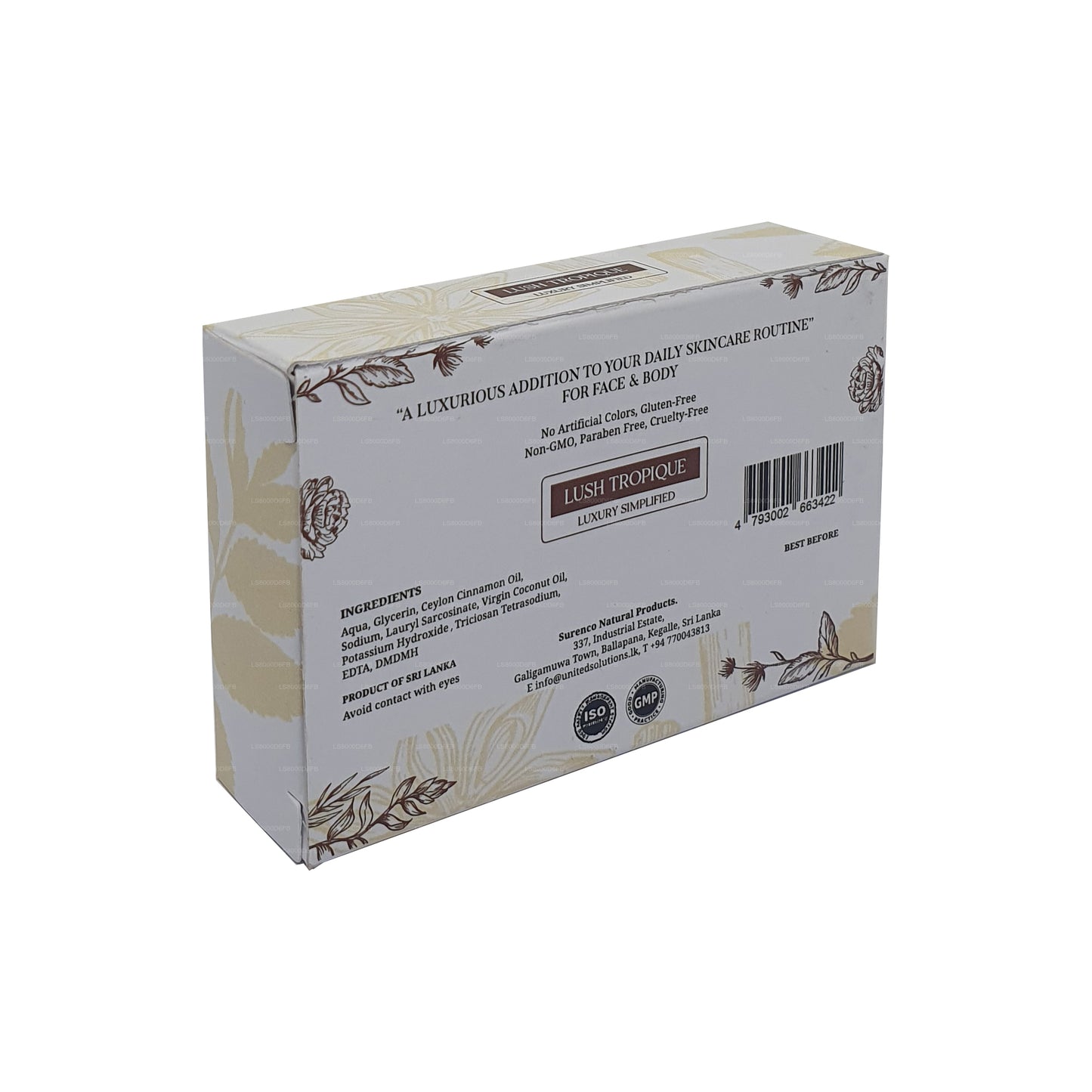 Surenco Natürliche Zimt-Glycerin-Seife