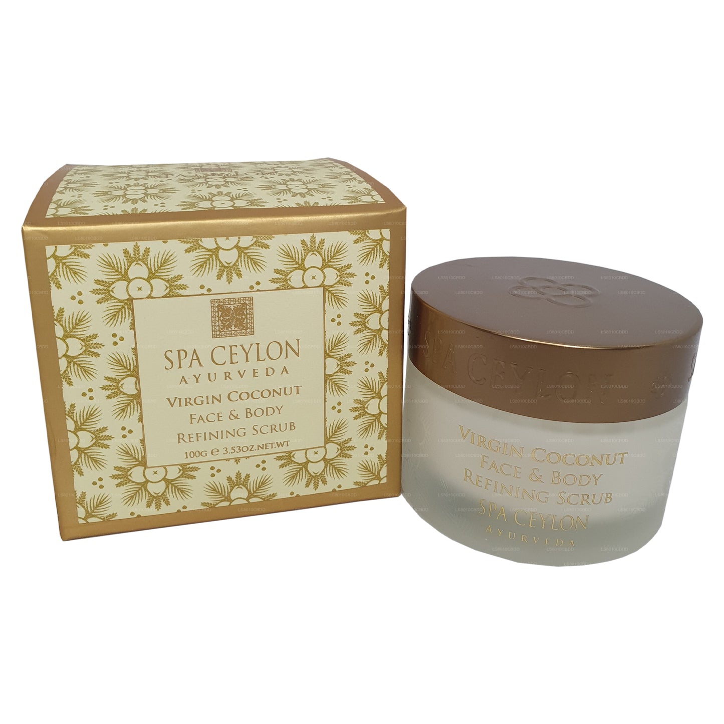 Spa Ceylon Virgin Coconut Verfeinerndes Peeling für Gesicht und Körper (100 g)