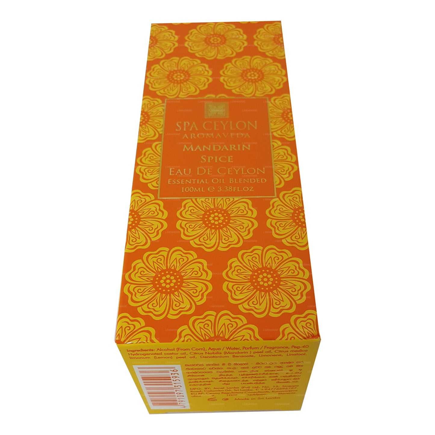Spa Ceylon Mandarin Spice Eau de Ceylon (100 ml)