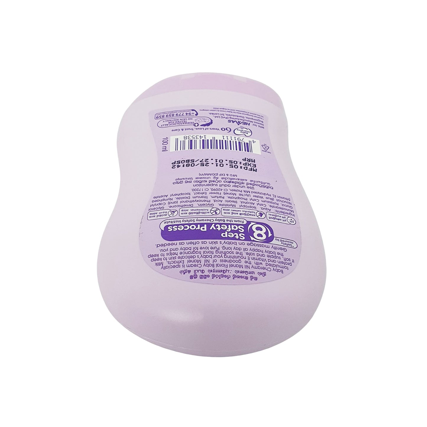 Baby Cheramy Floral Babycreme (Nagelöl und Milch) 100 ml