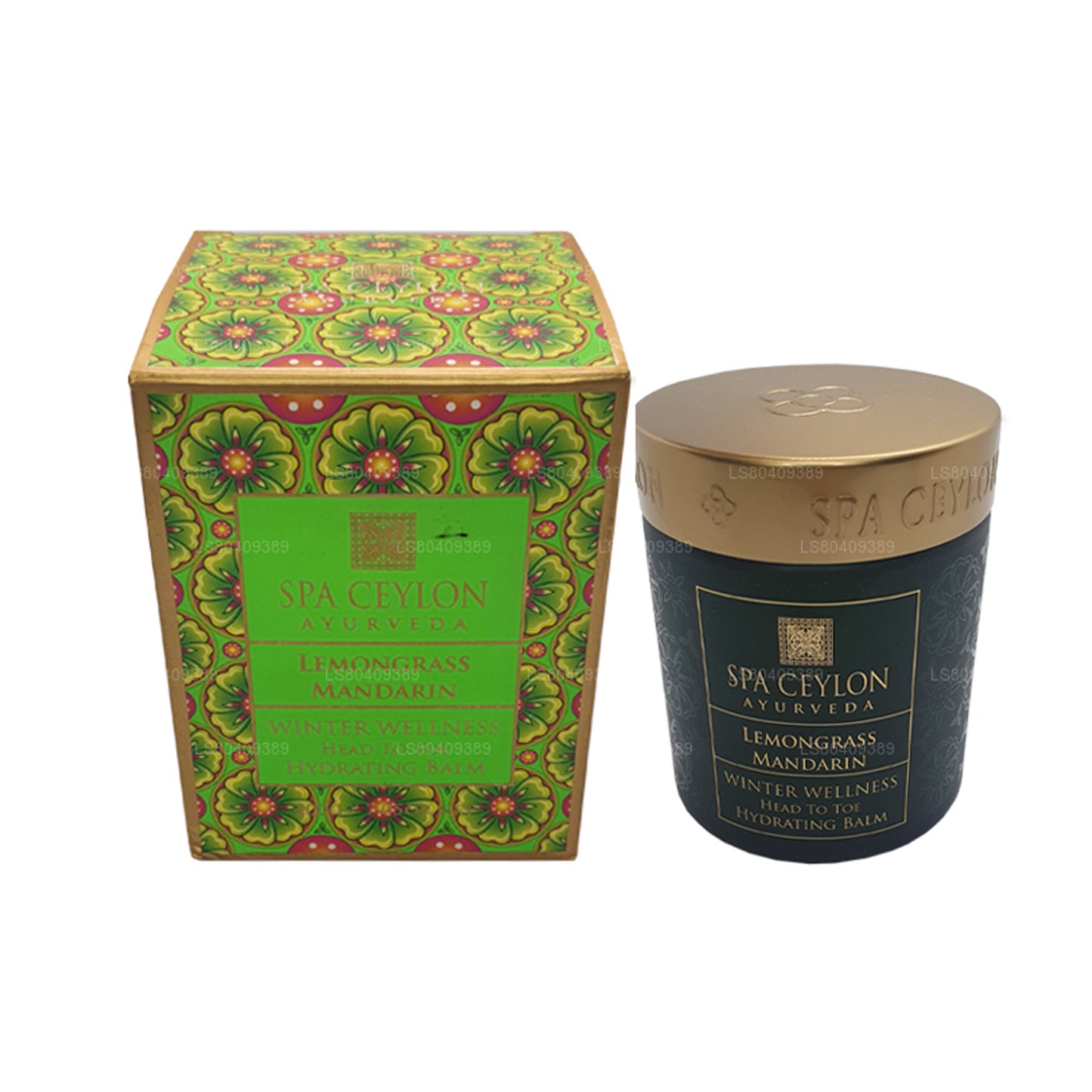 Spa Ceylon Zitronengras Mandarine Winter Wellness Feuchtigkeitsbalsam von Kopf bis Fuß (200 g)