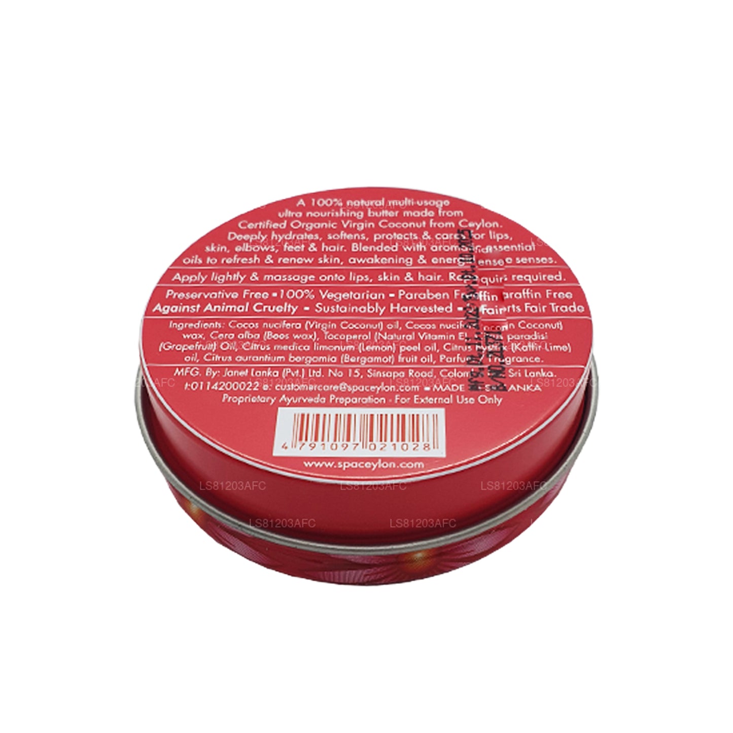 Spa Ceylon Pink Grapefruit Natürliche Kokosnussbutter (25 g)