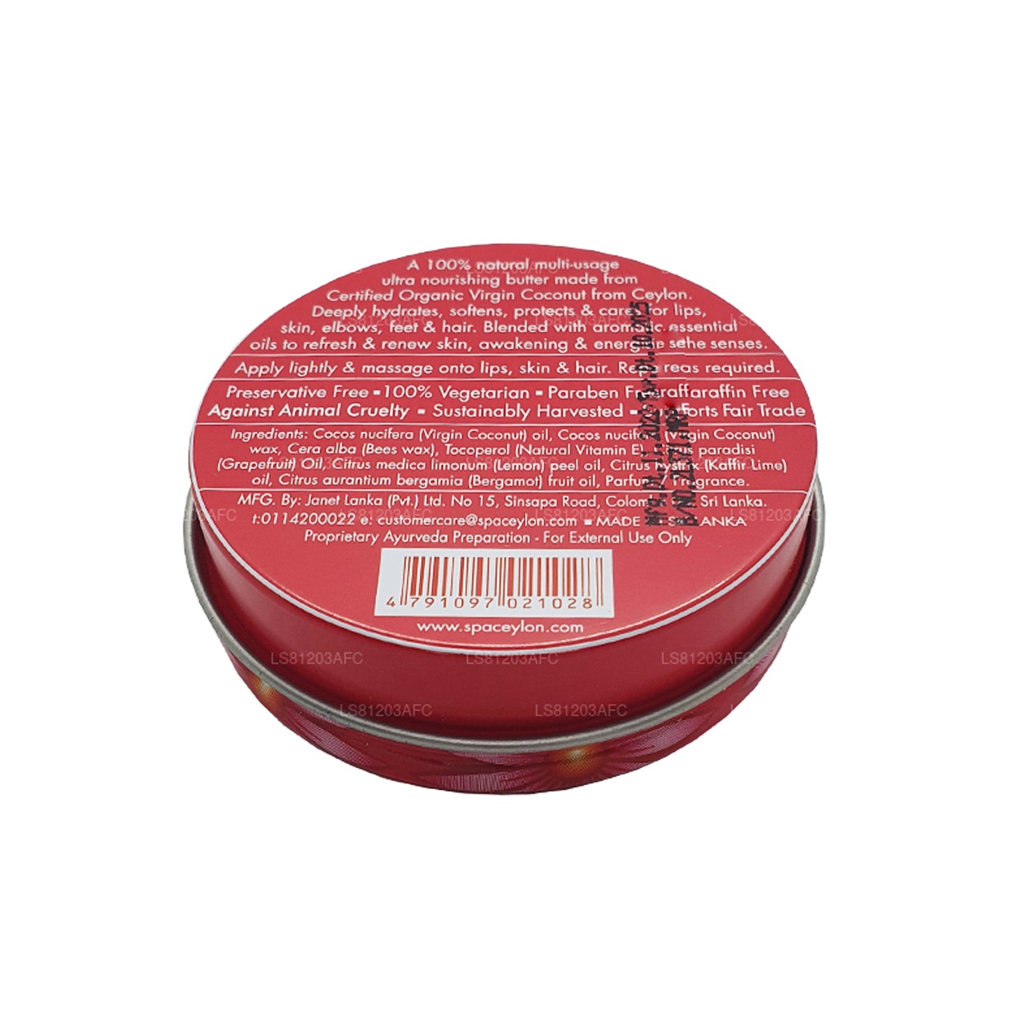 Spa Ceylon Pink Grapefruit Natürliche Kokosnussbutter (25 g)
