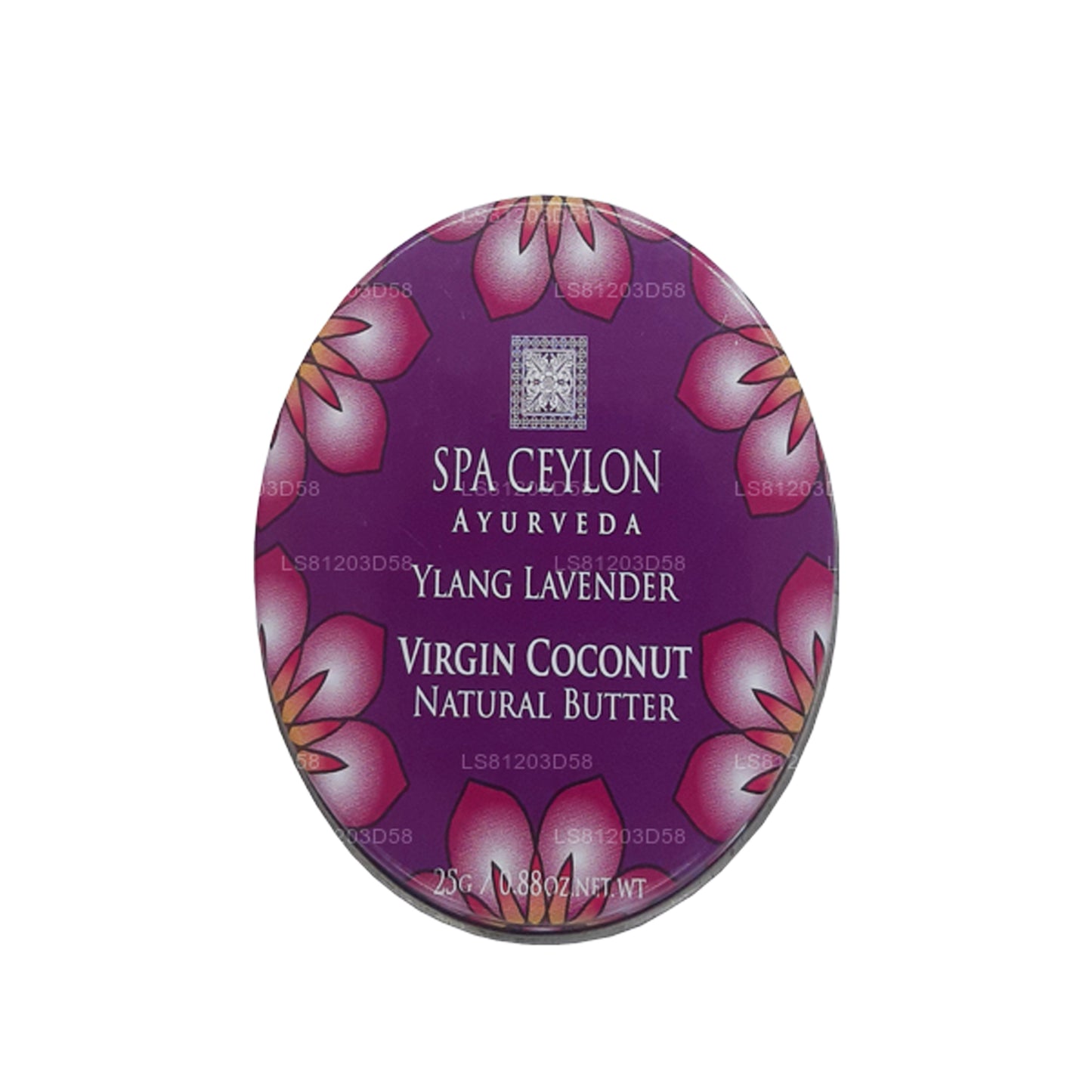 Spa Ceylon Ylang Lavendel Virgin Kokosnussbutter, natürliche Butter (25 g)