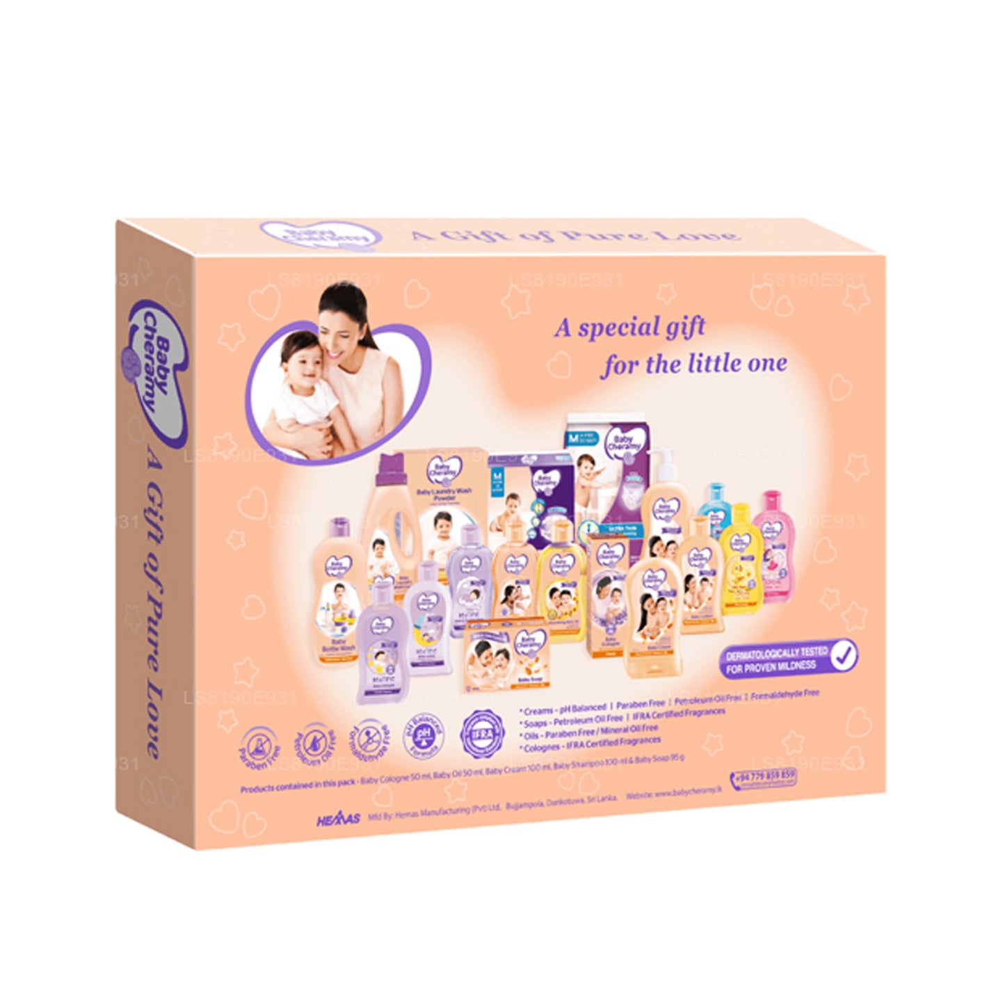 Baby Cheramy Geschenkset Pink