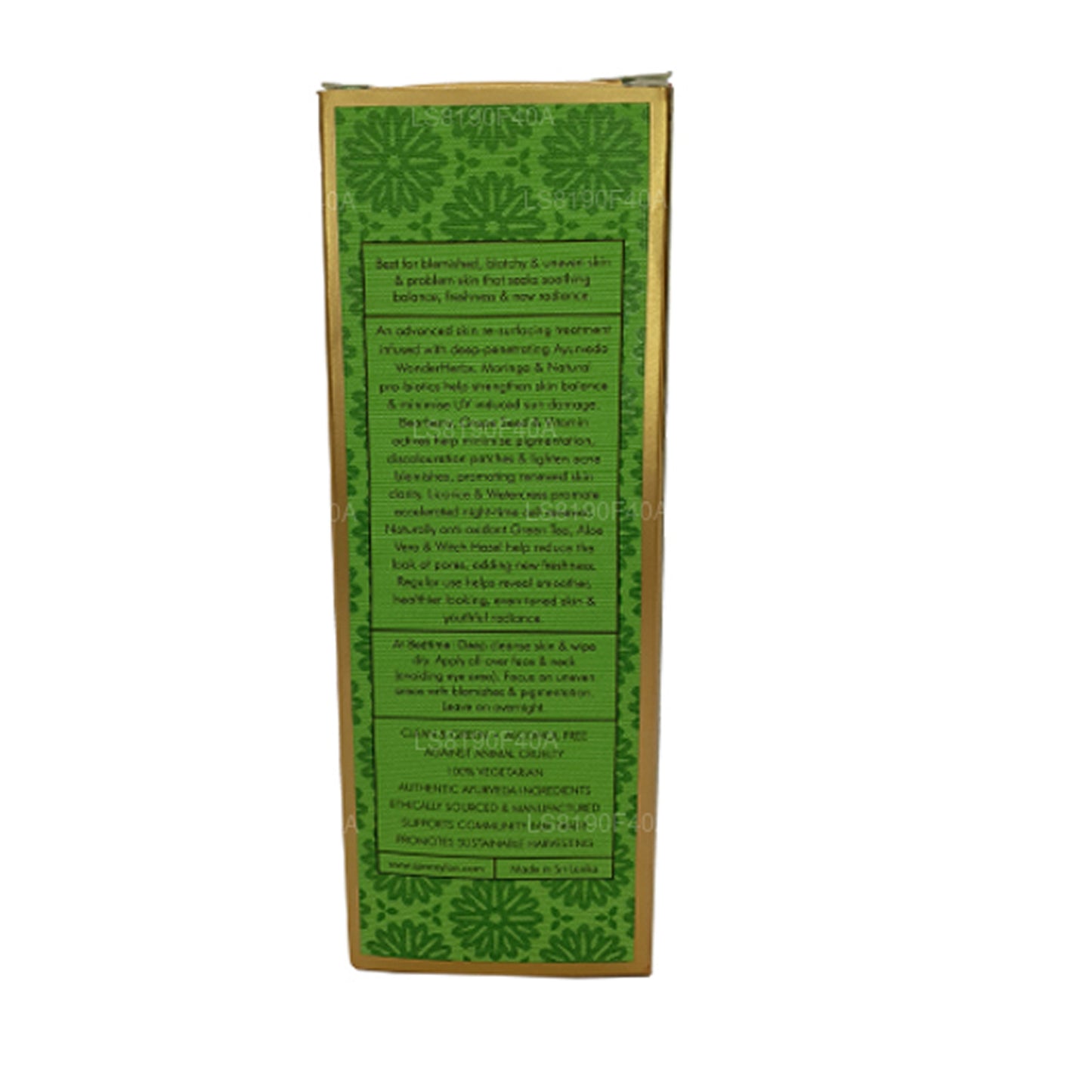 Spa Ceylon Skin Balance Moringa-Kräuter-Behandlungsserum zur Behandlung von Verfärbungen (60 ml)