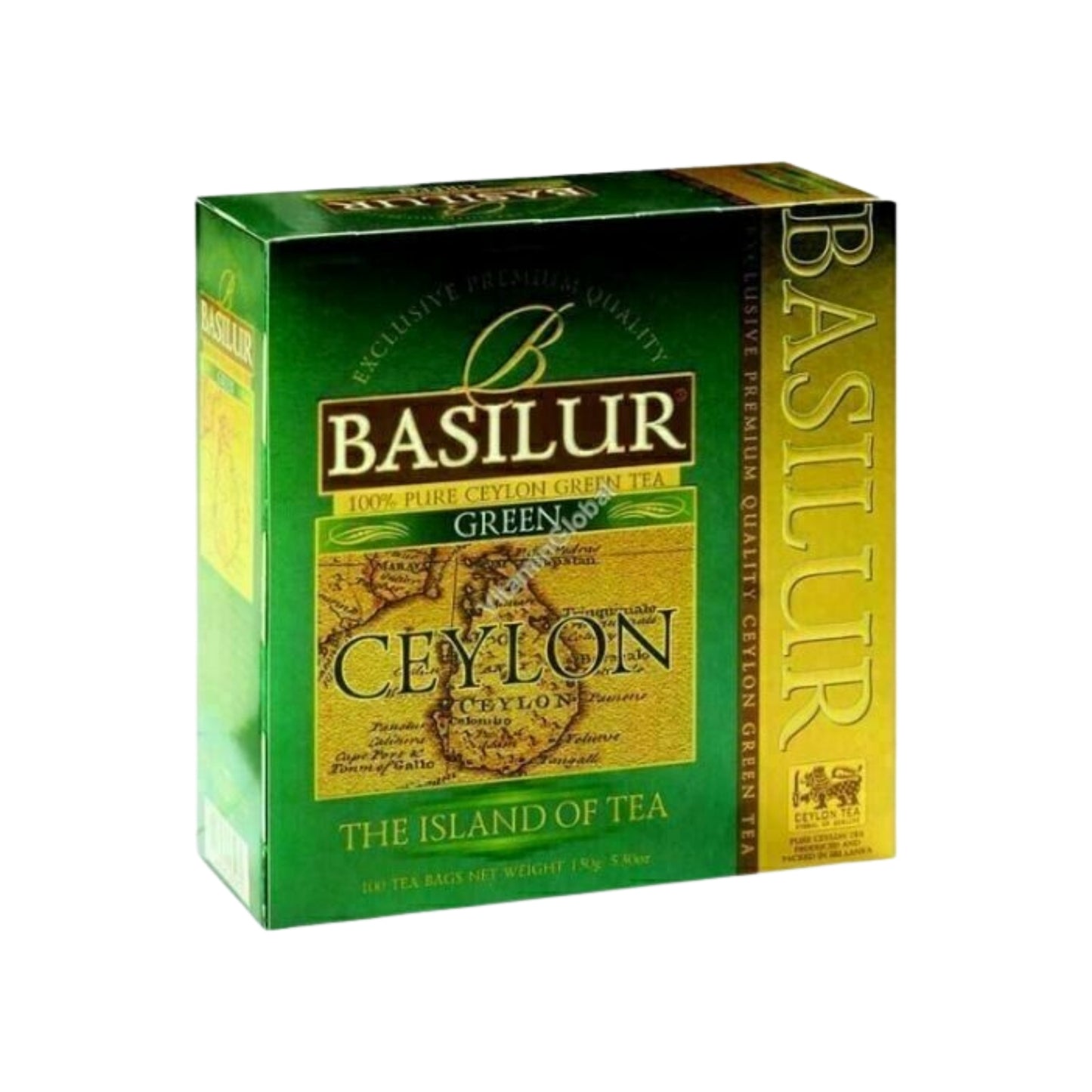 BASILUR INSEL DES TEE - TEEBEUTEL - ULGT - S & T - GRÜN - 1,5 g X 100 ST X 12 (150 g)