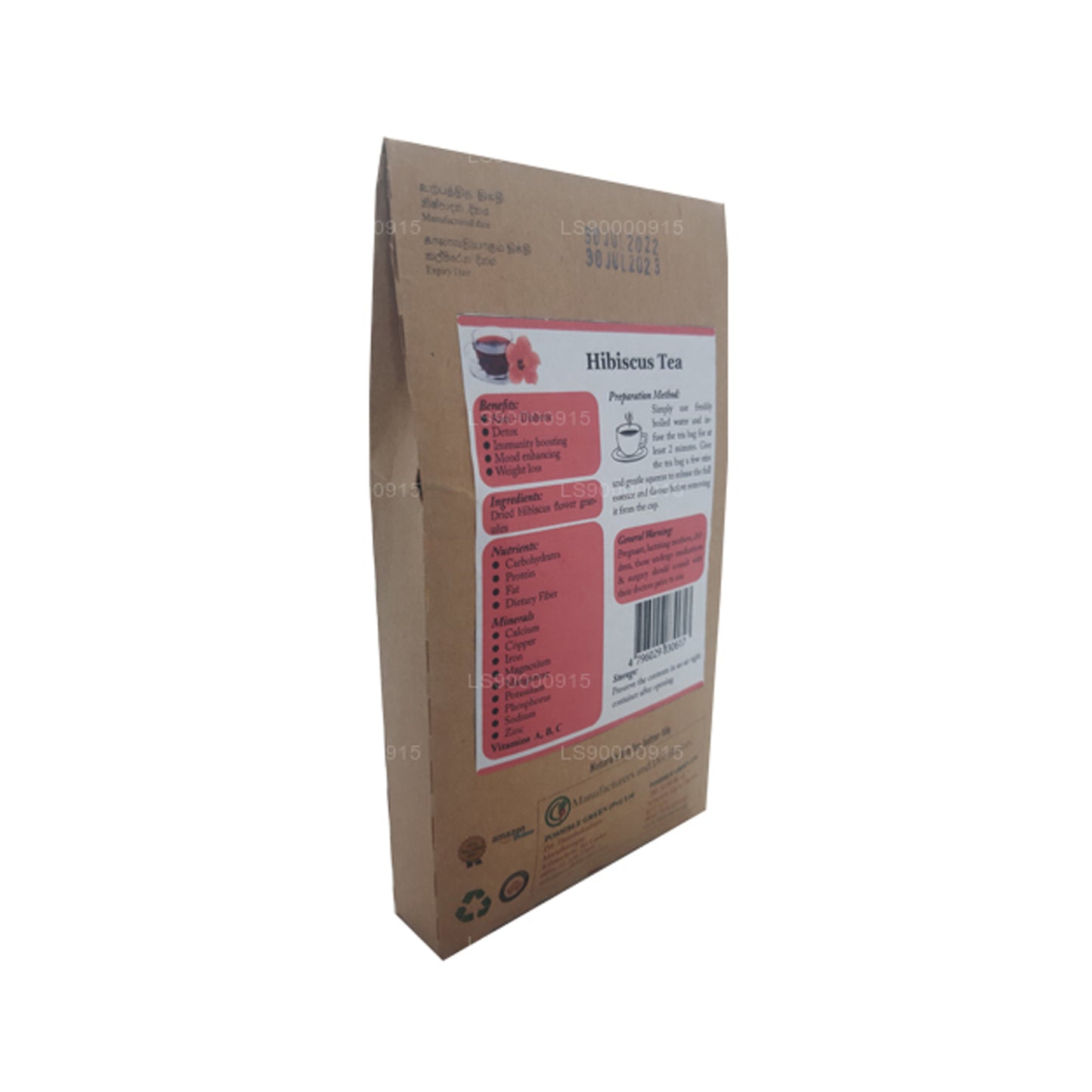 Lifetone Hibiskus-Blumentee (30 g)
