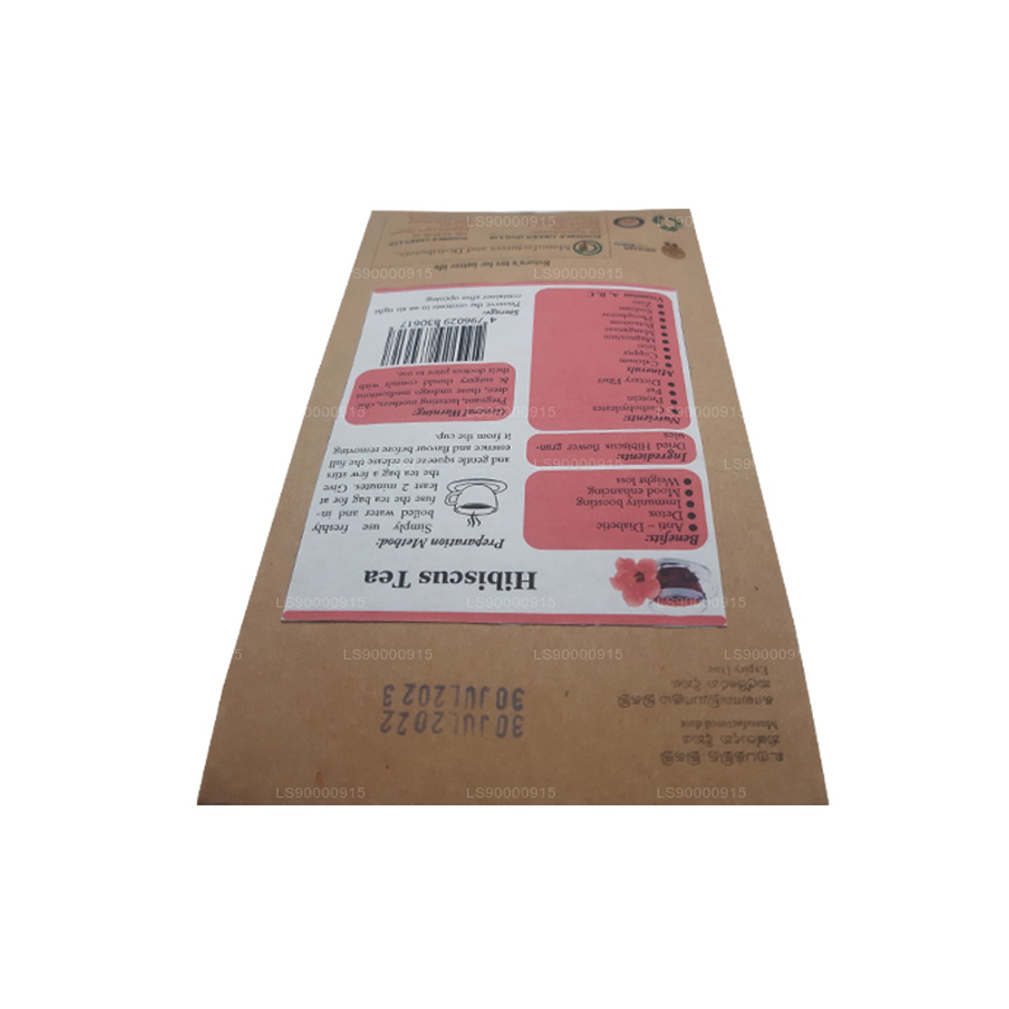 Lifetone Hibiskus-Blumentee (30 g)