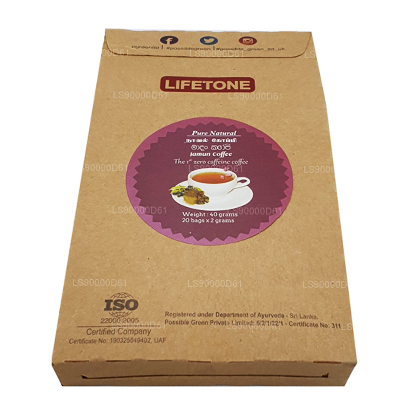 Lifetone Jamun Kaffee (40g)