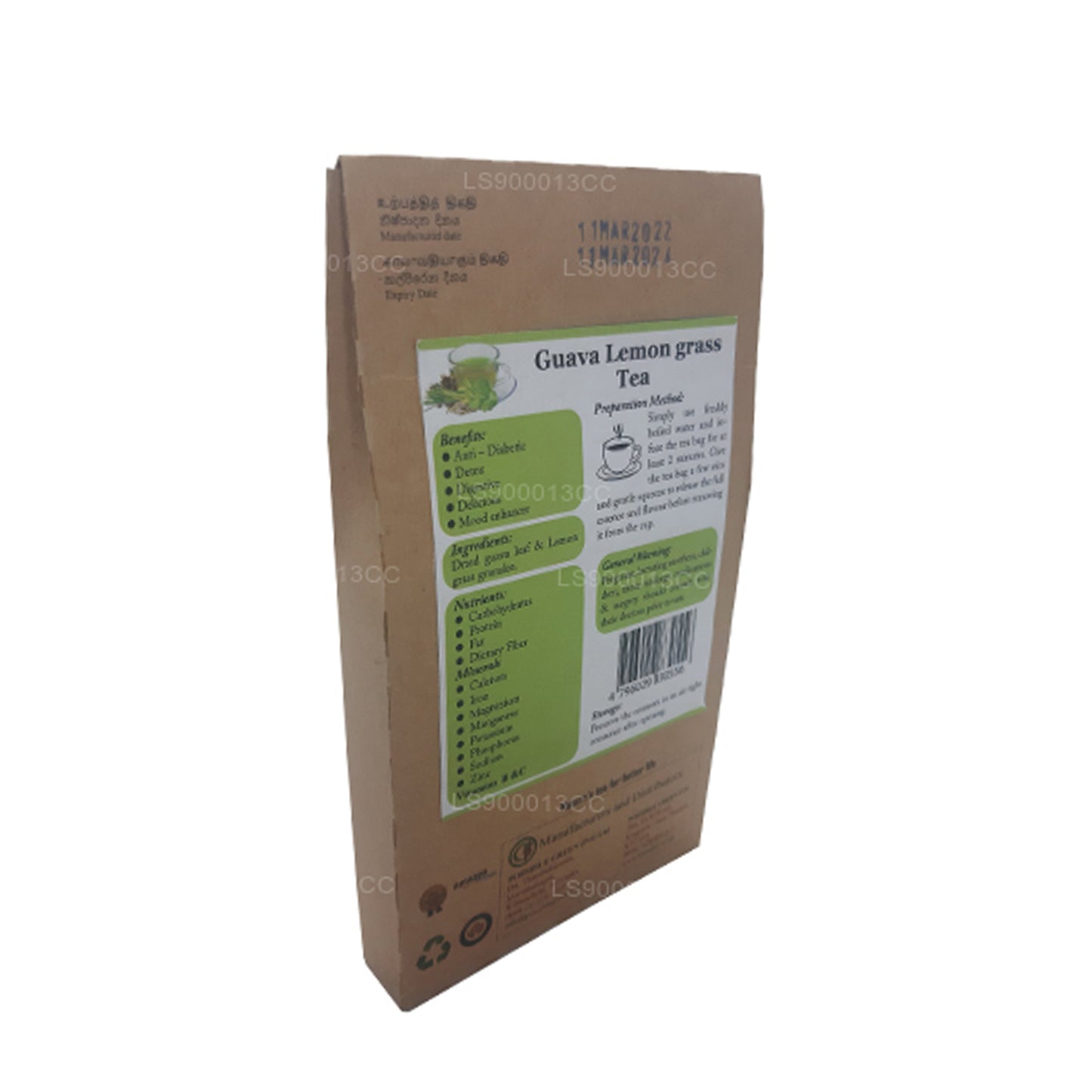 Lifetone Guaven-Zitronengras-Tee (30 g)