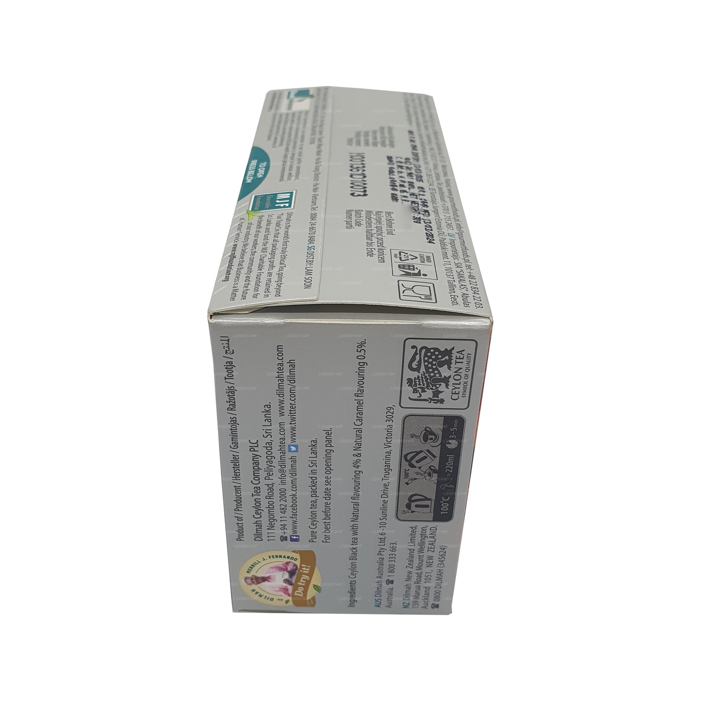 Dilmah Ceylon-Schwarztee mit Karamellgeschmack (30 g) 20 Teebeutel