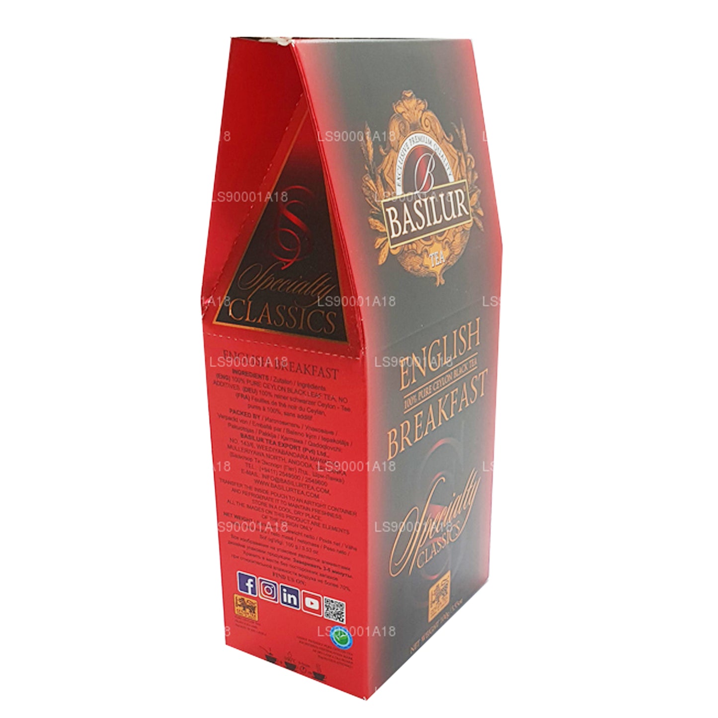 Basilur Specialty Classics Englisches Frühstück (100 g)