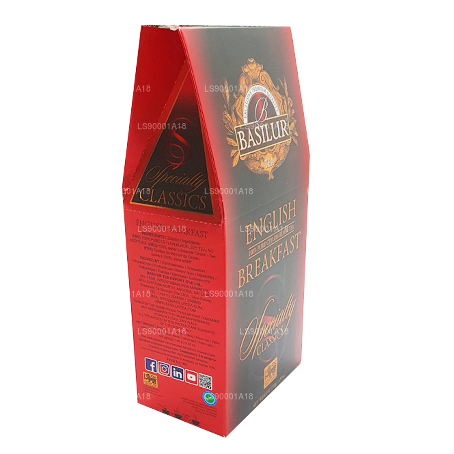 Basilur Specialty Classics Englisches Frühstück (100 g)