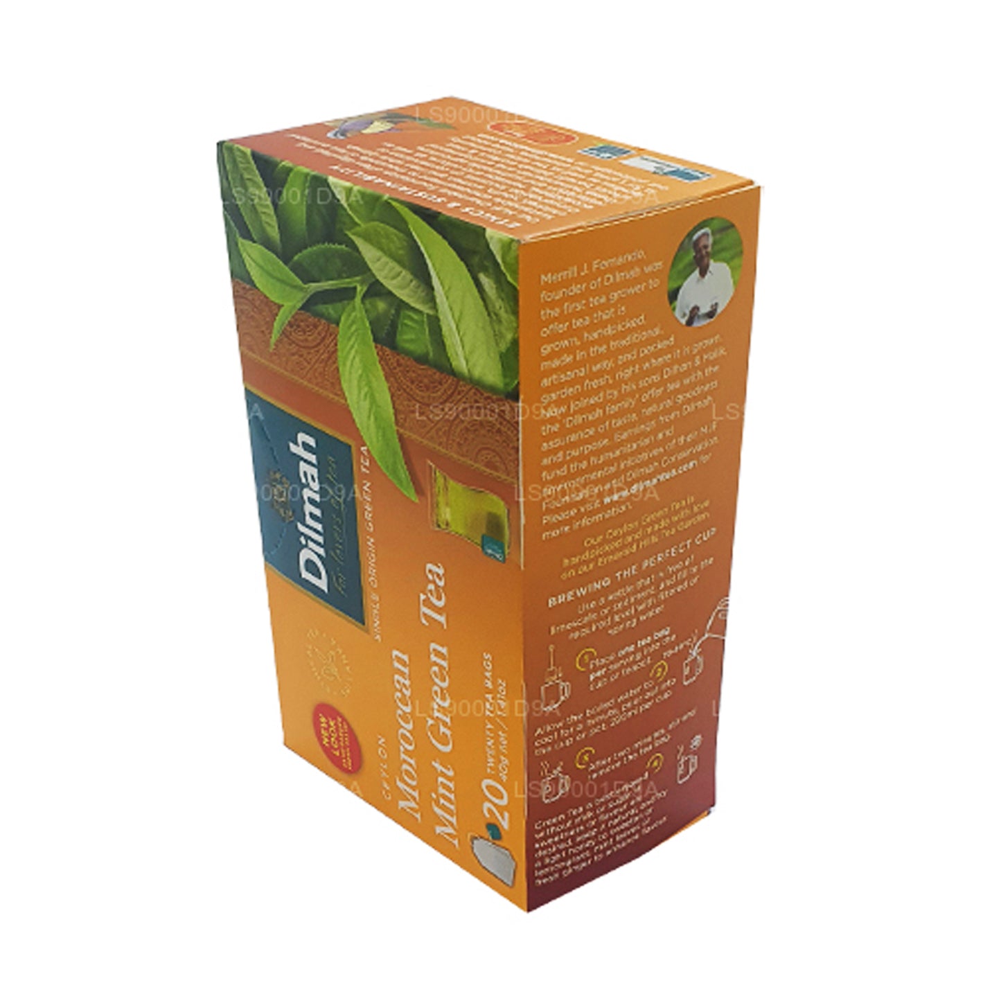 Dilmah Ceylon Moroccan Mint Grüntee (40 g) 20 Teebeutel