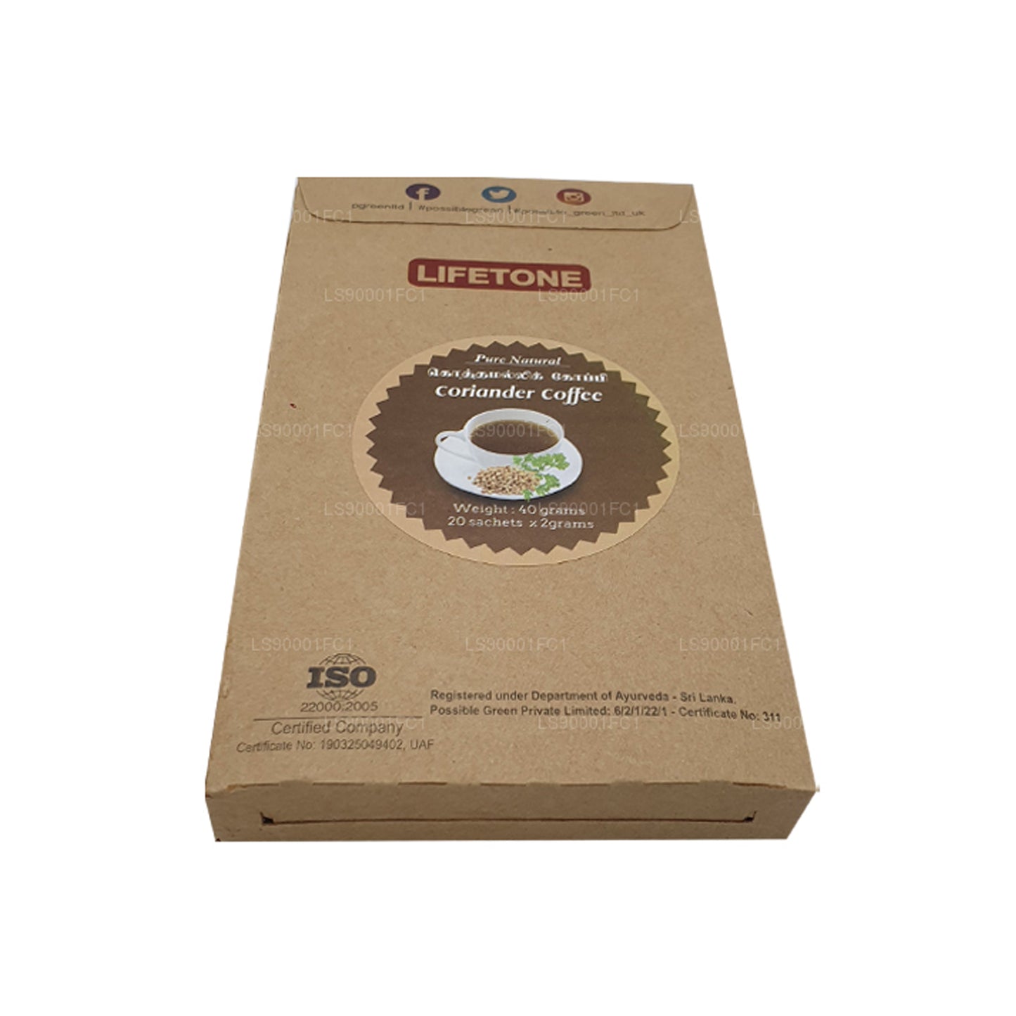 Lifetone Koriandersamenkaffee (40g)