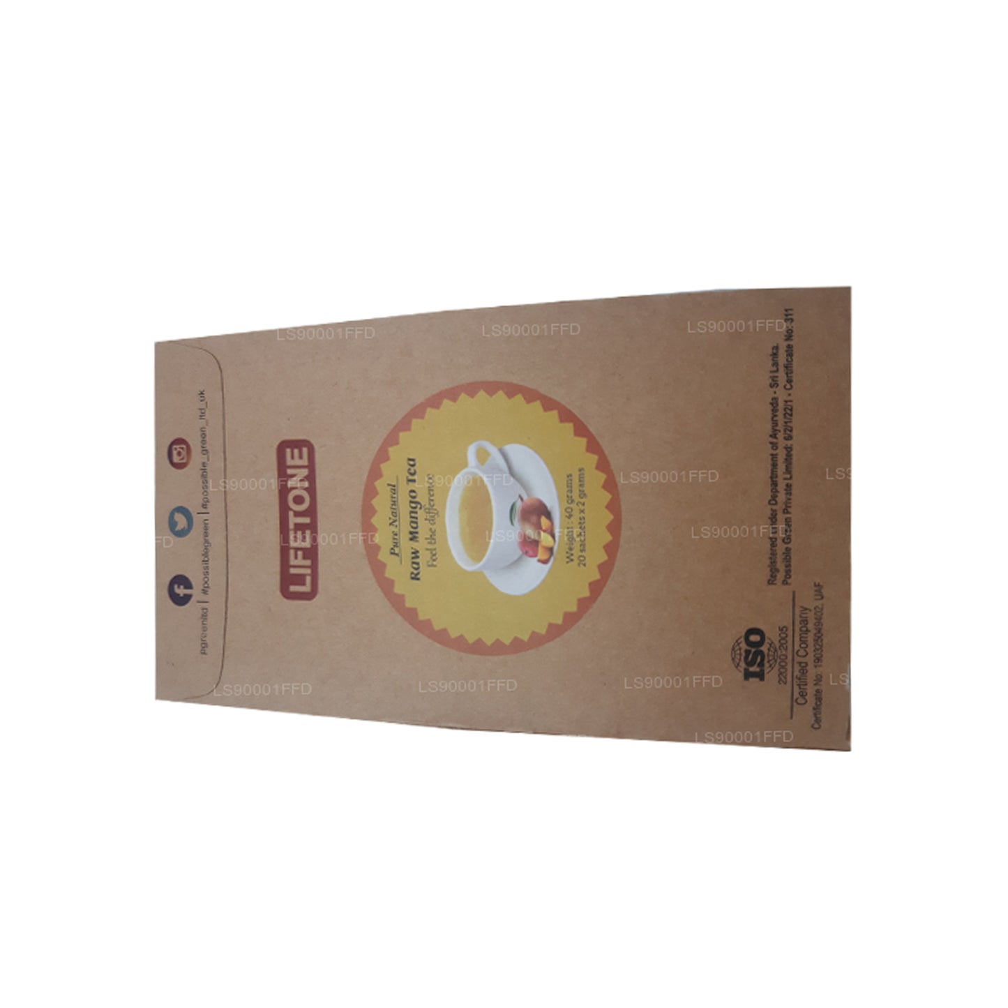 Lifetone Roher Mangotee (40g)