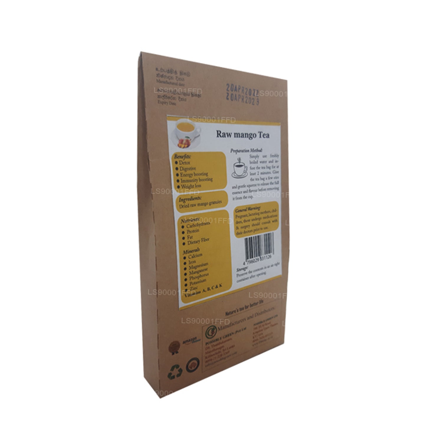 Lifetone Roher Mangotee (40g)