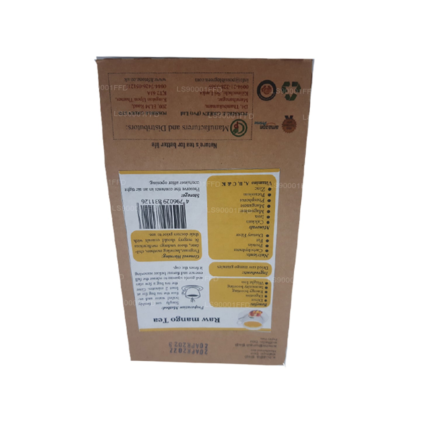 Lifetone Roher Mangotee (40g)