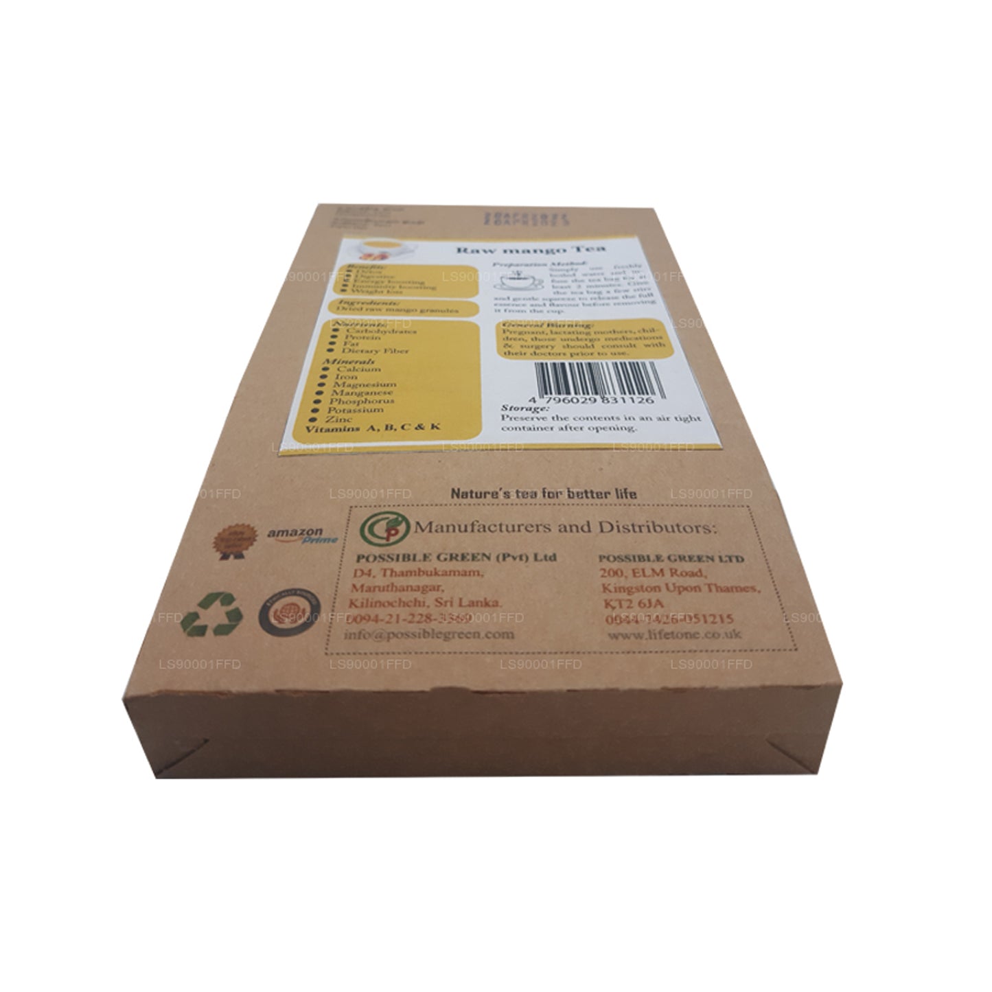Lifetone Roher Mangotee (40g)