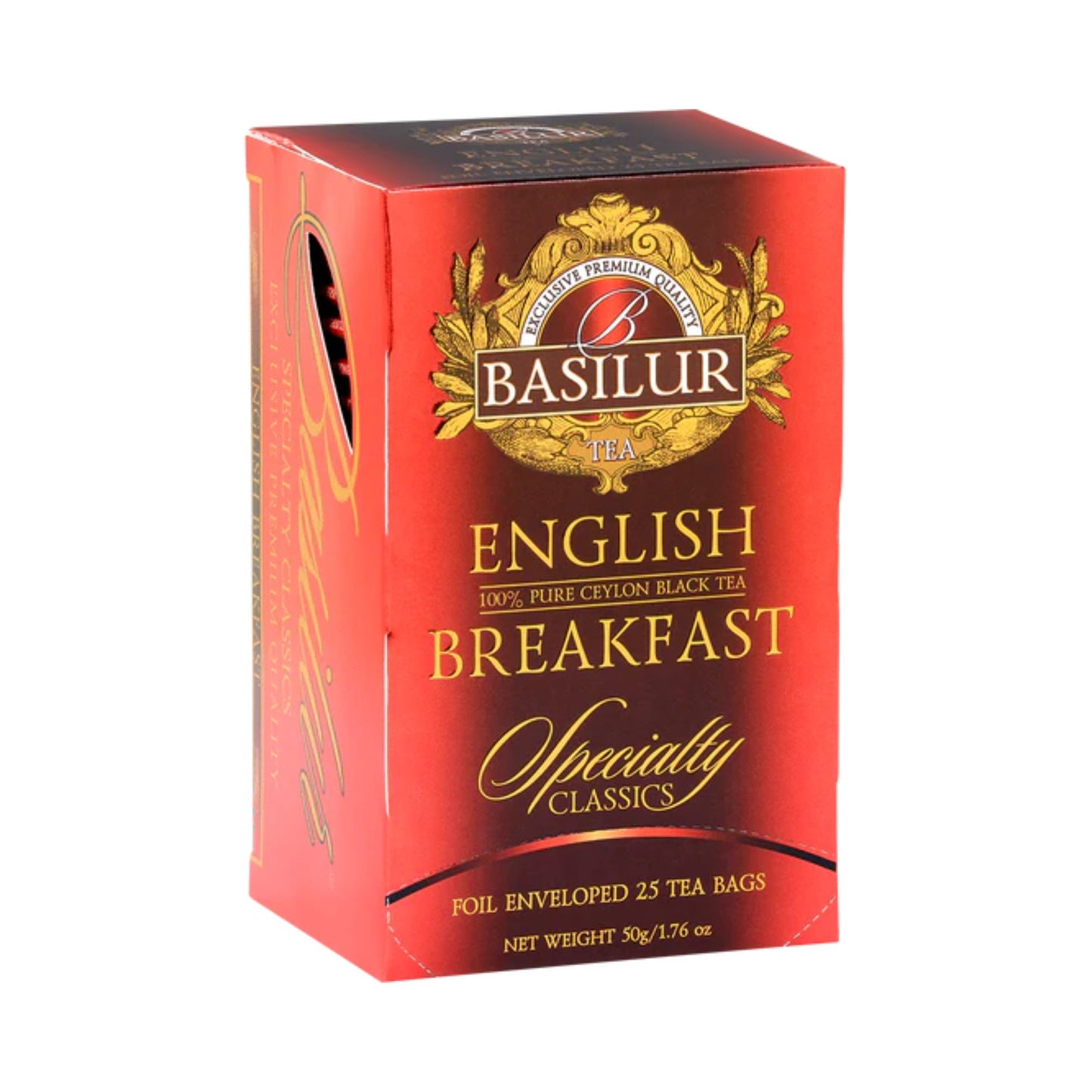 BASILUR SPECIALTY CLASSICS – TEEBEUTEL – ULBT – FOLIE ENV – ENGLISCHES FRÜHSTÜCK (100g)