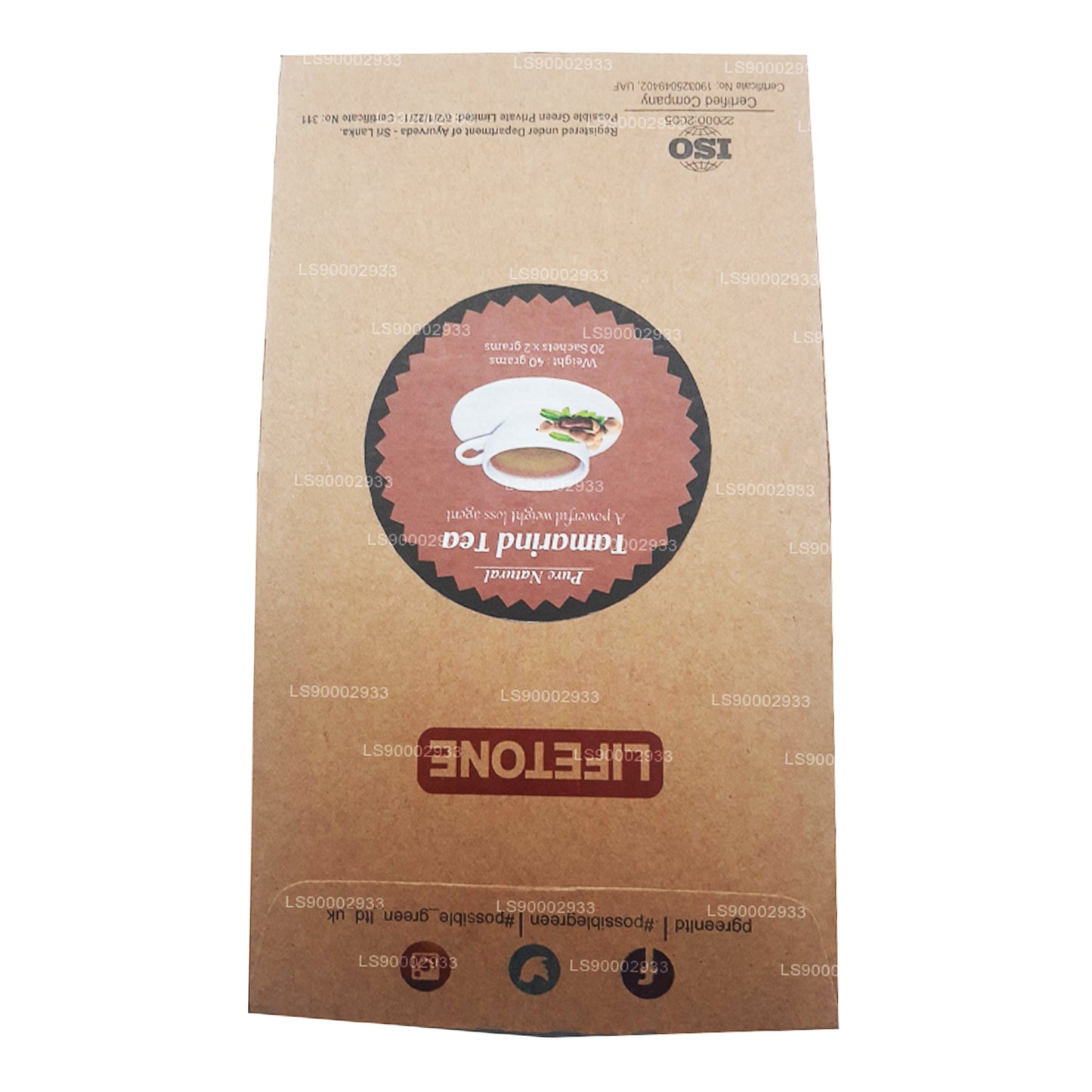 Lifetone Tamarinde-Tee (40 g), 20 Teebeutel