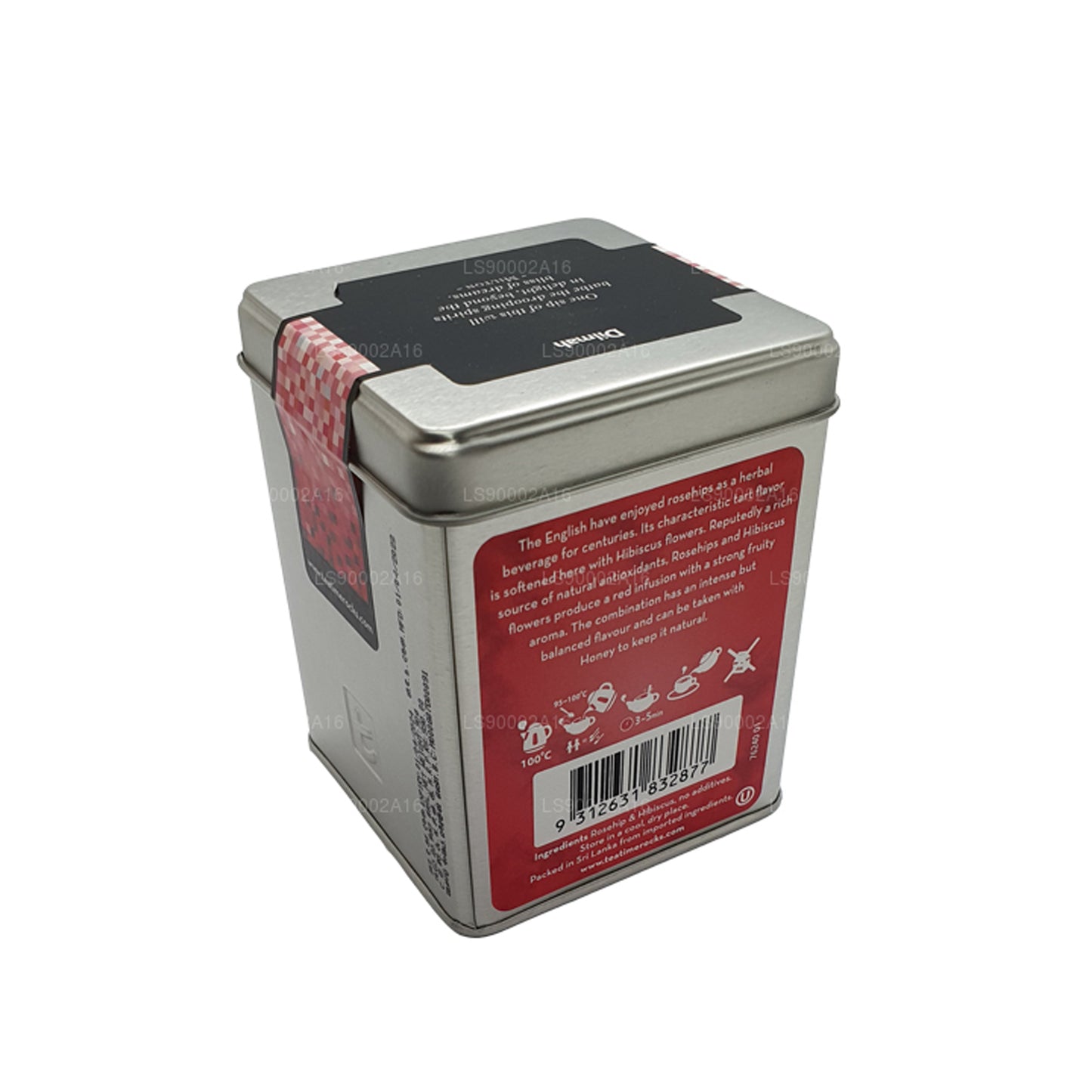 Dilmah t-Series Natürliche Hagebutte mit Hibiskus (90g)
