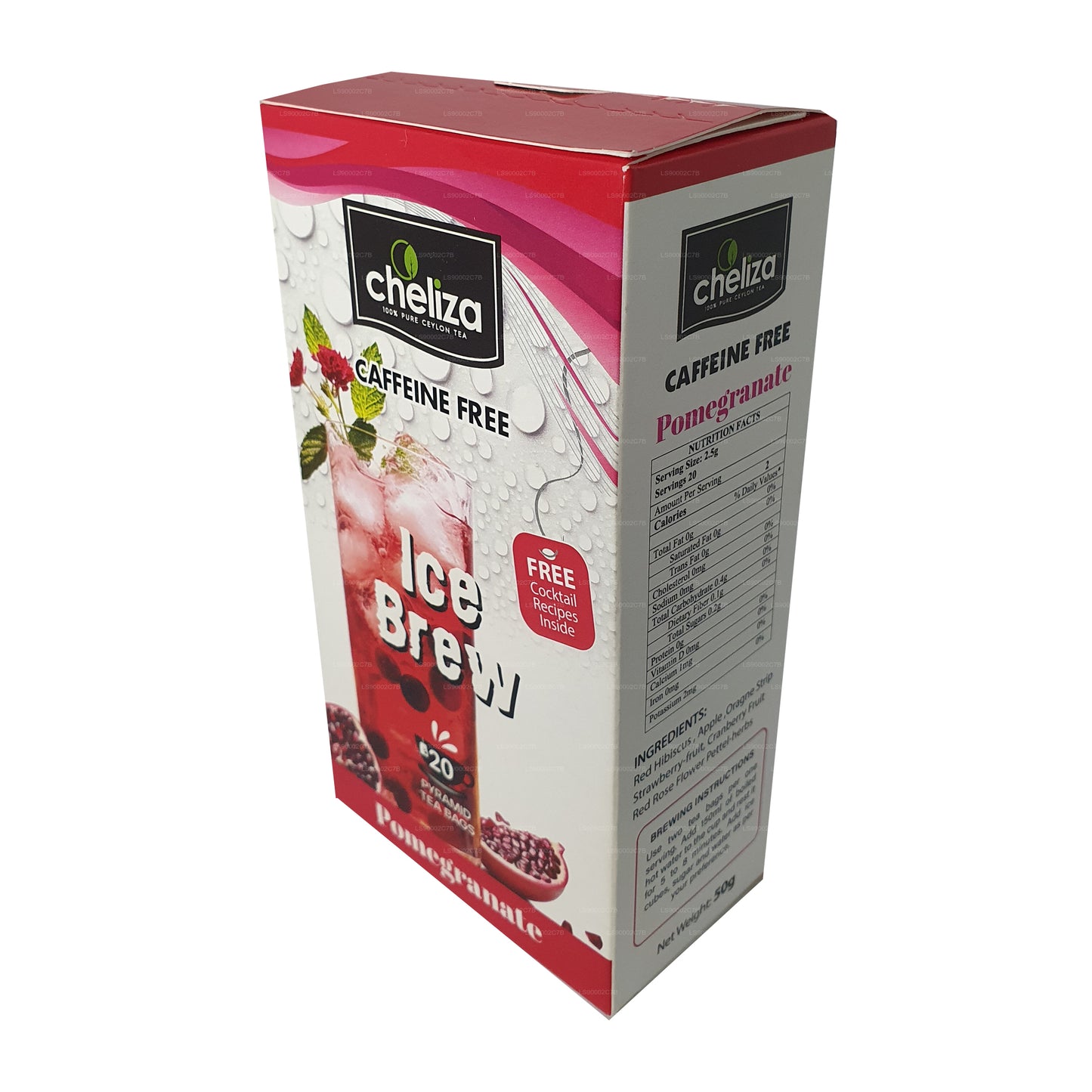 Cheliza Ice Brew Granatapfel-Tee (50 g) 20 Teebeutel