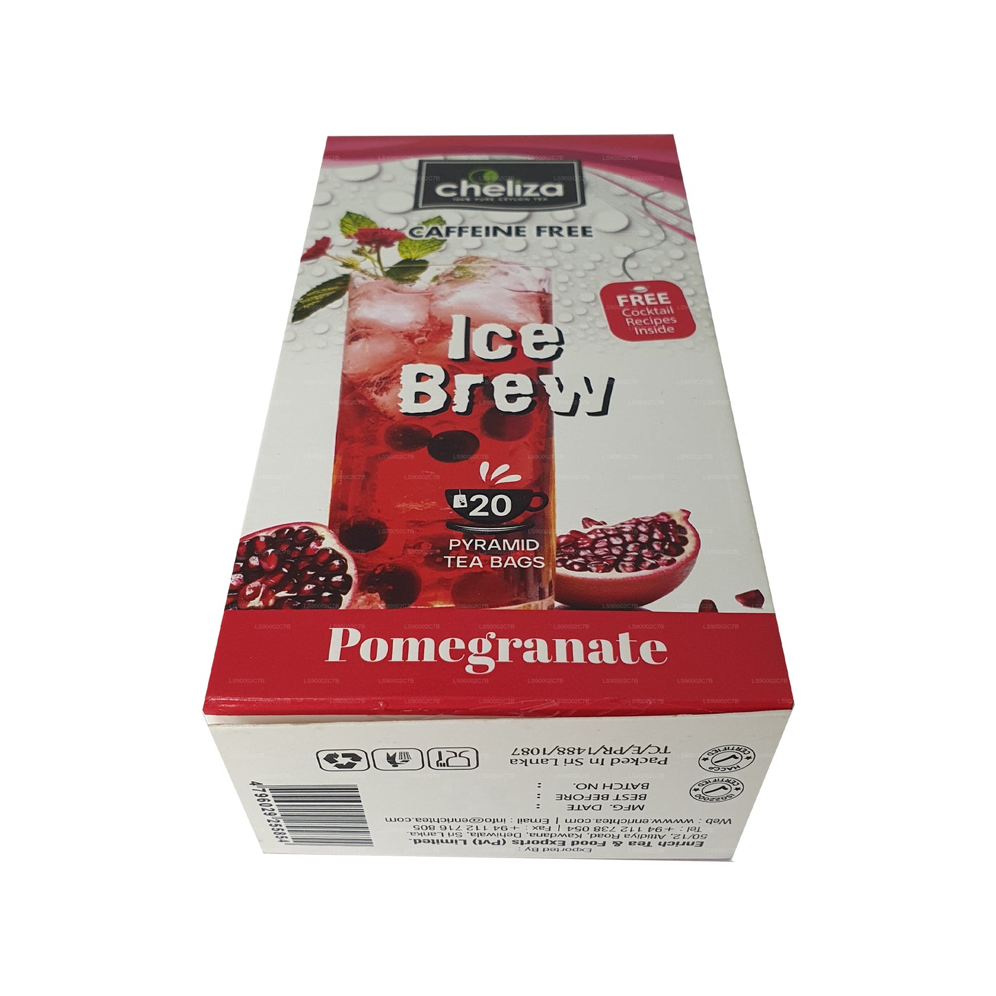 Cheliza Ice Brew Granatapfel-Tee (50 g) 20 Teebeutel