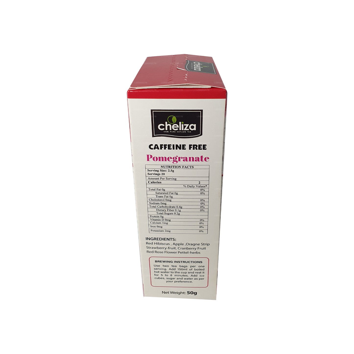 Cheliza Ice Brew Granatapfel-Tee (50 g) 20 Teebeutel