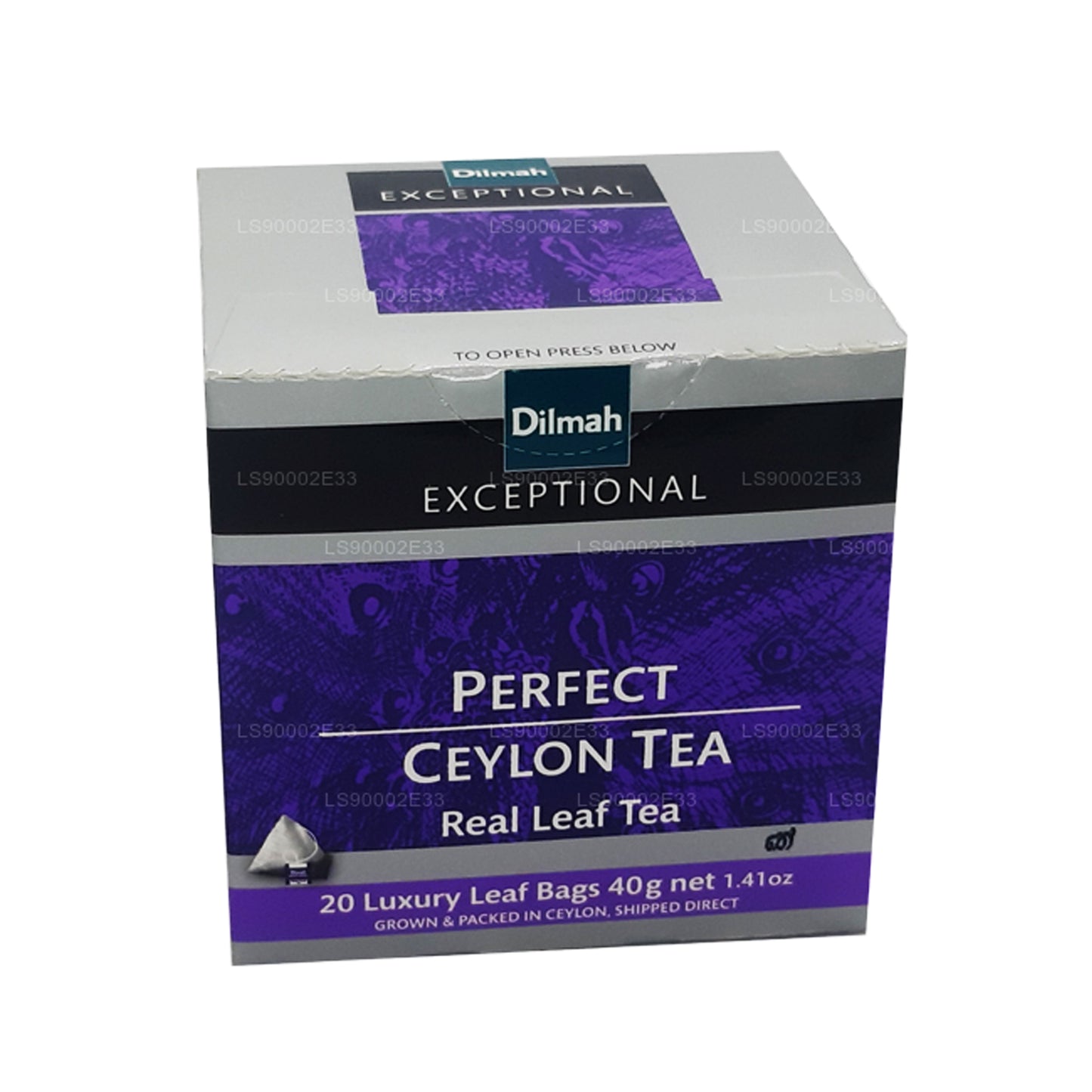 Dilmah Exceptional Perfect Ceylon Echtblatt-Tee (40 g) 20 Stück