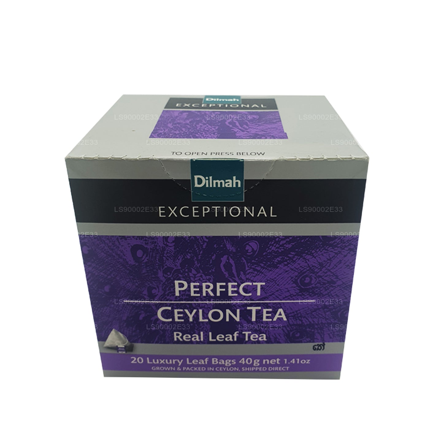 Dilmah Exceptional Perfect Ceylon Echtblatt-Tee (40 g) 20 Stück