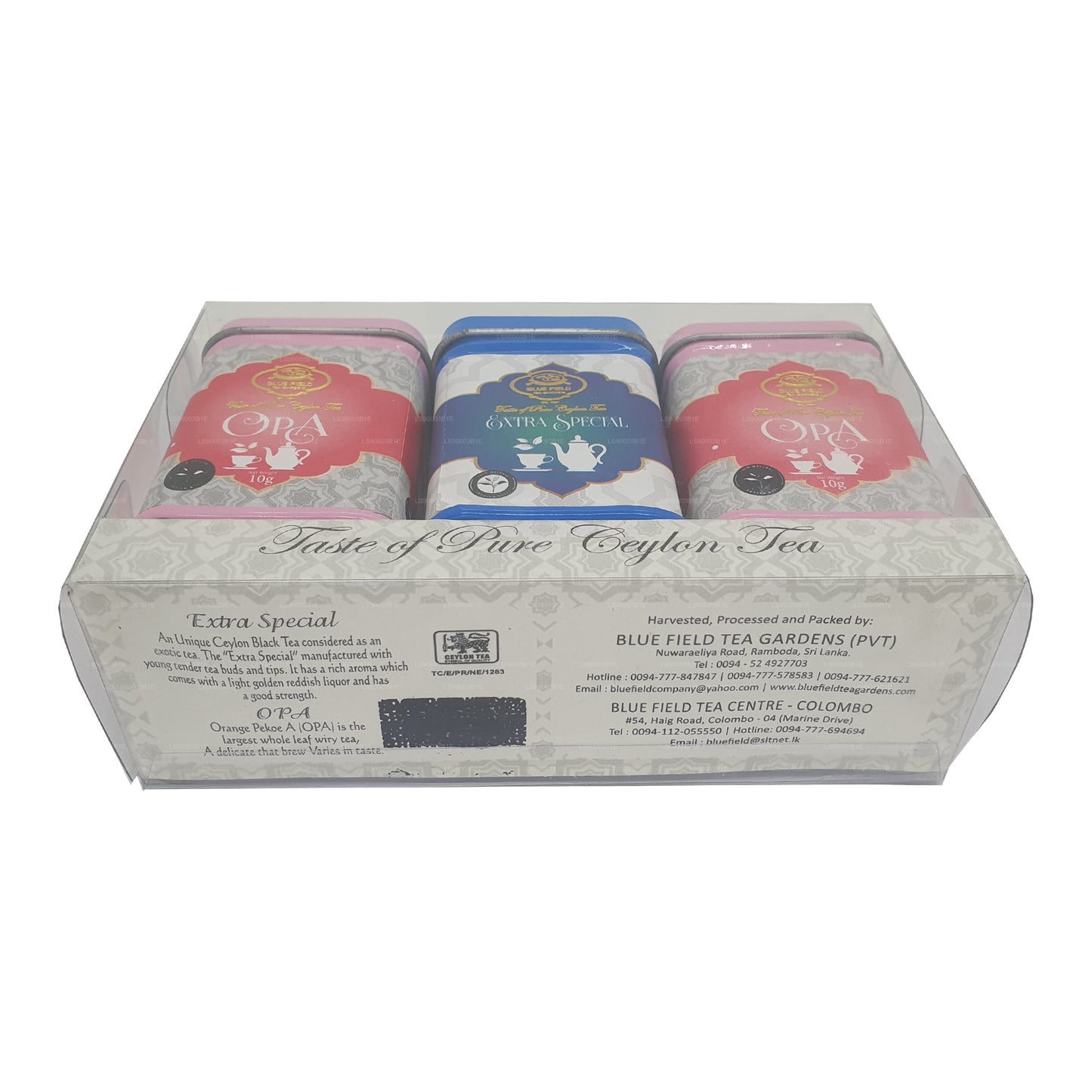 Bluefield Tea Extra Special mit OPA (3-Dosen-Kollektion)