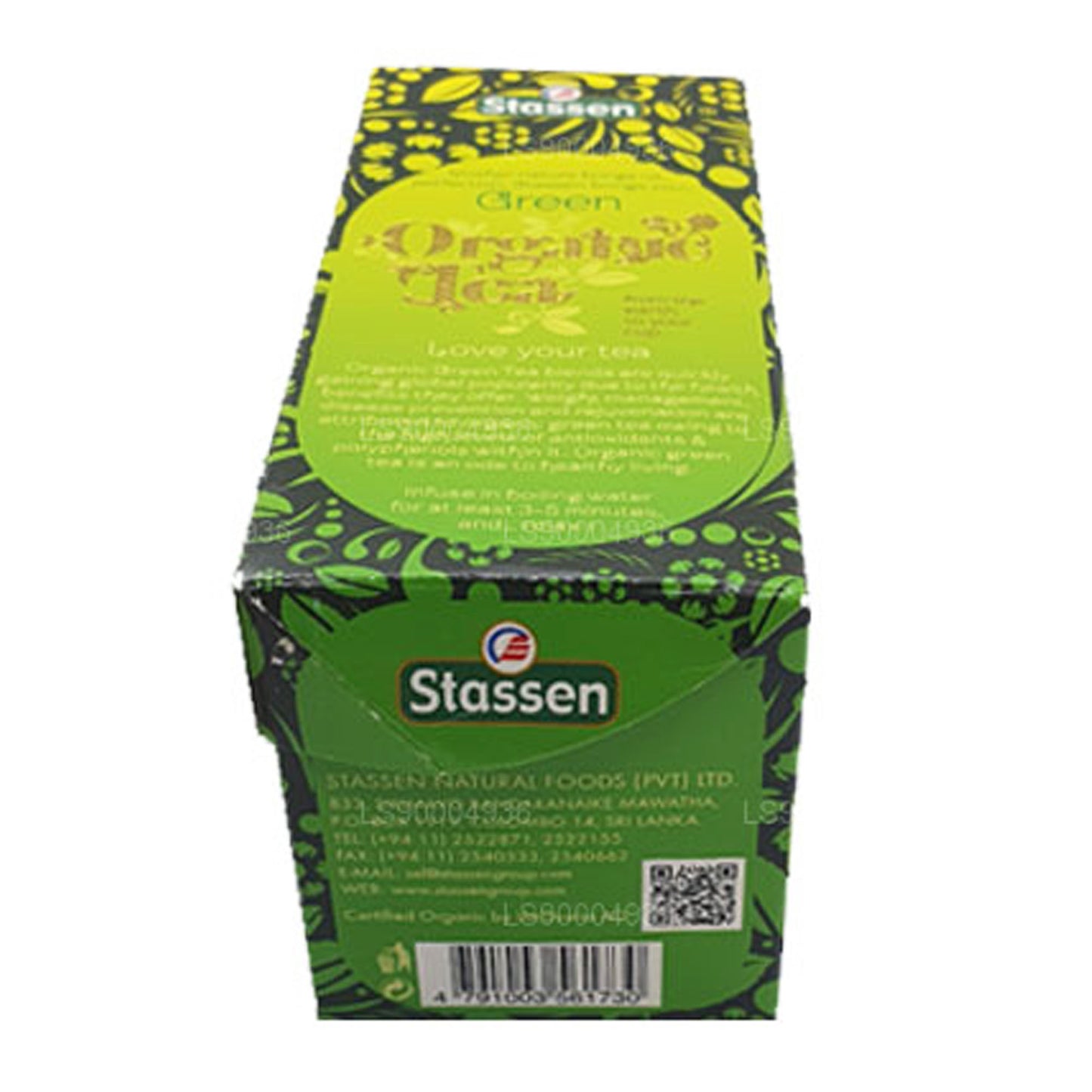 Stassen Grüner Bio-Tee (50g) 25 Teebeutel