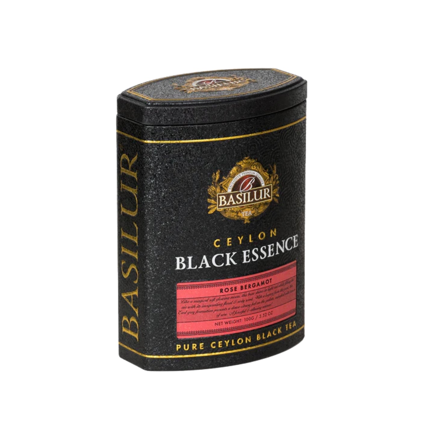 Ceylon Black Essence „Rosenbergamotte“ Metalldose (100 g)