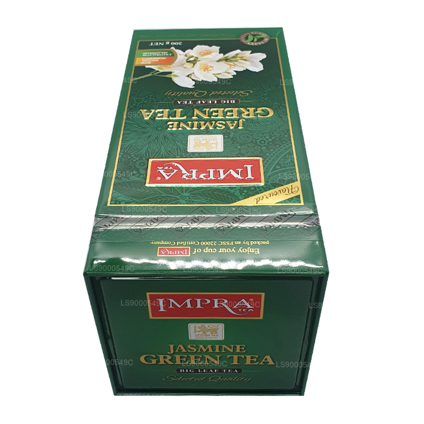 Impra Jasmin Grüntee Big Leaf (200 g) Meatal Caddy