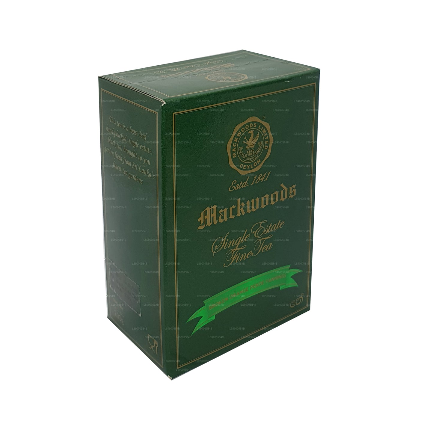 Mackwoods Single Estate Broken Orange Pekoe Fannings (BOPF) Loseblatt-Ceylon-Schwarztee (200 g)