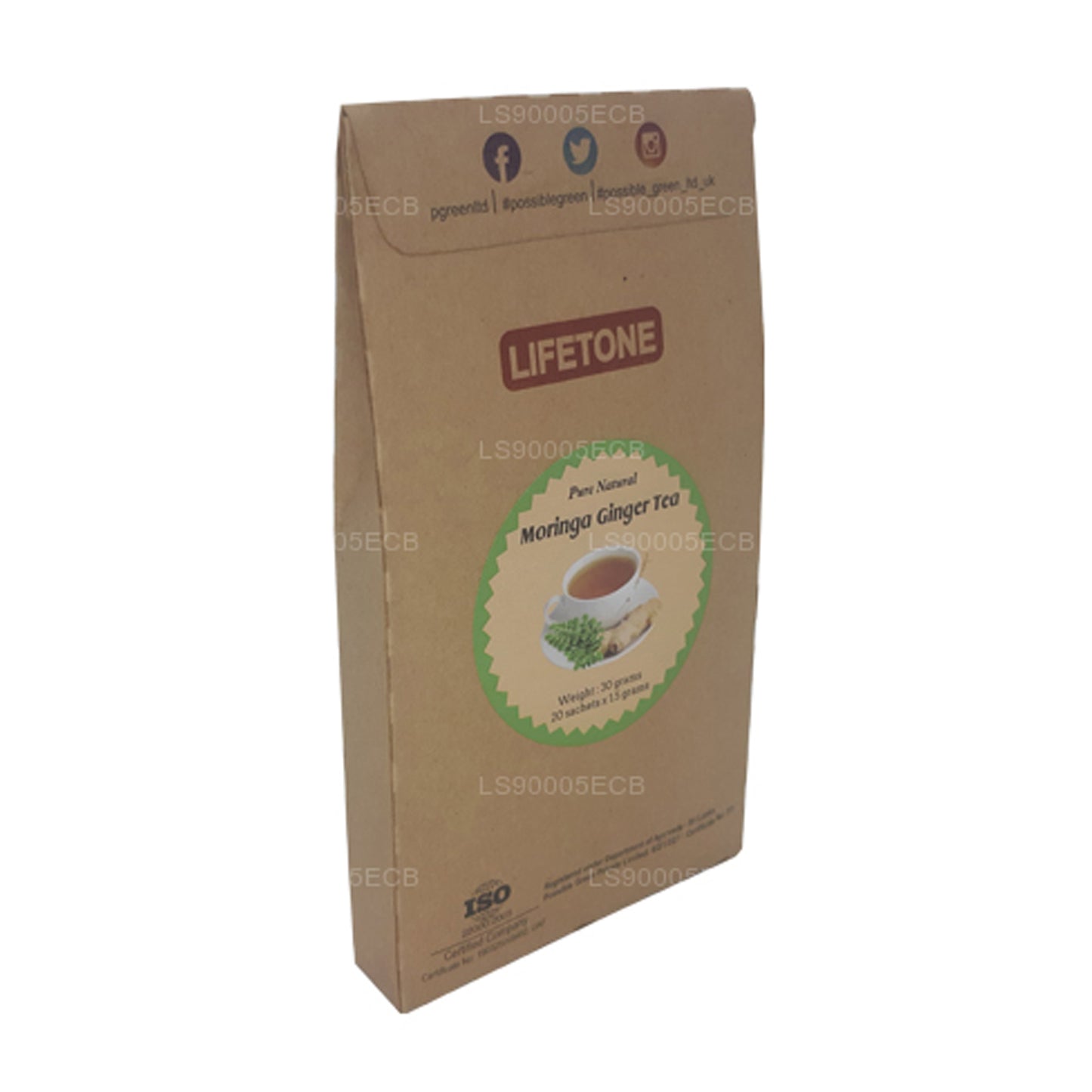 Lifetone Ingwer Moringa Tee (30g)