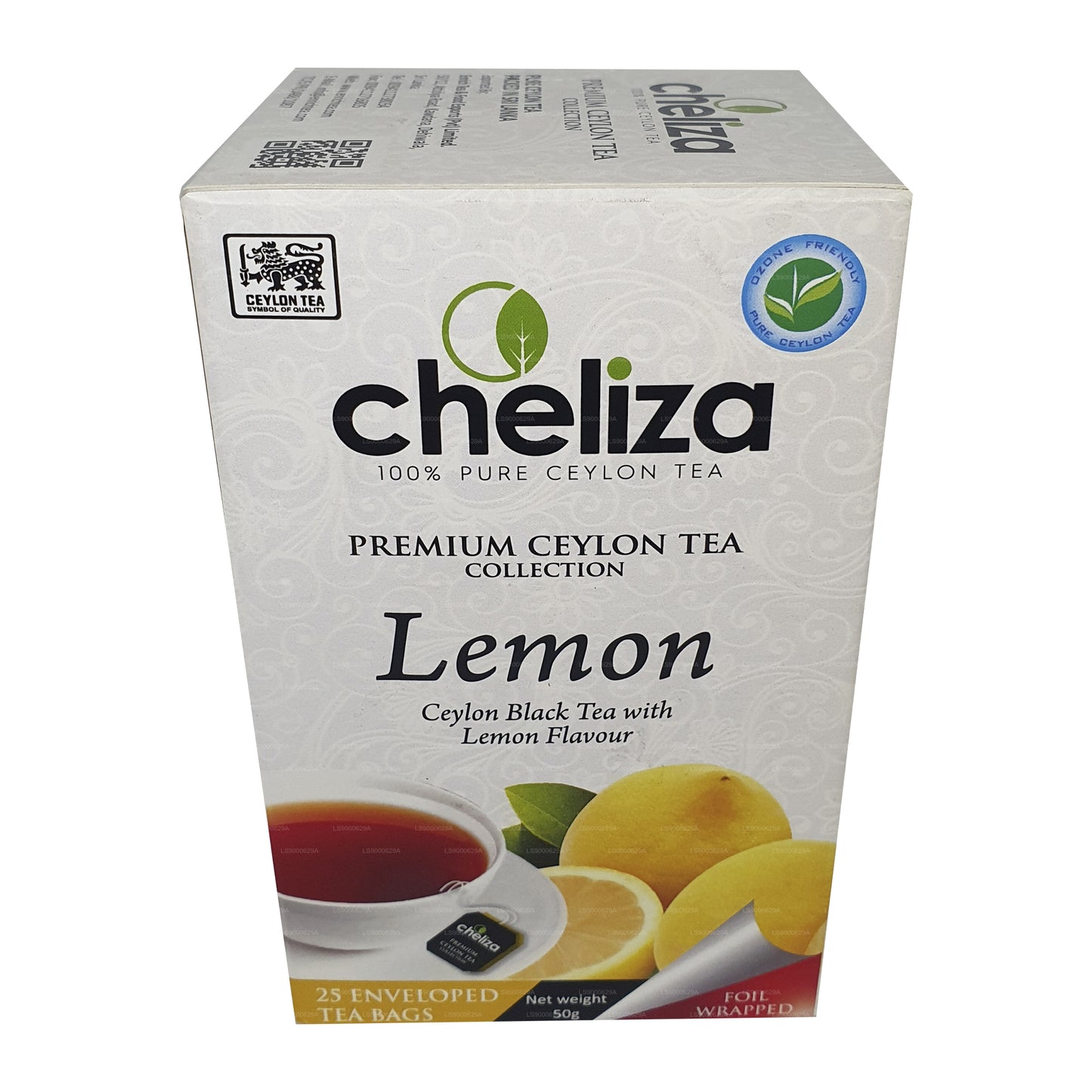 Cheliza Ceylon Schwarztee mit Zitronengeschmack (50g) 25 Teebeutel