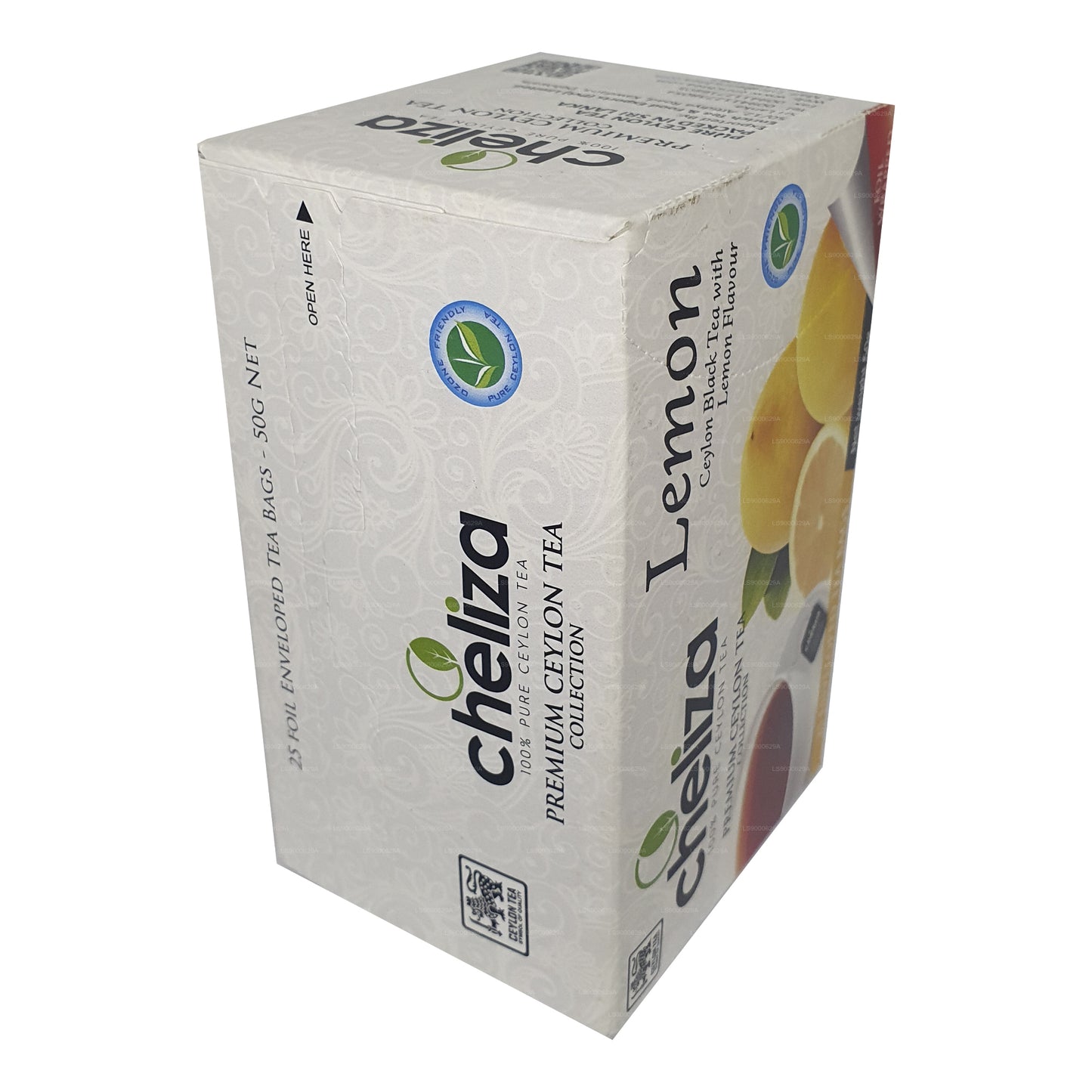 Cheliza Ceylon Schwarztee mit Zitronengeschmack (50g) 25 Teebeutel