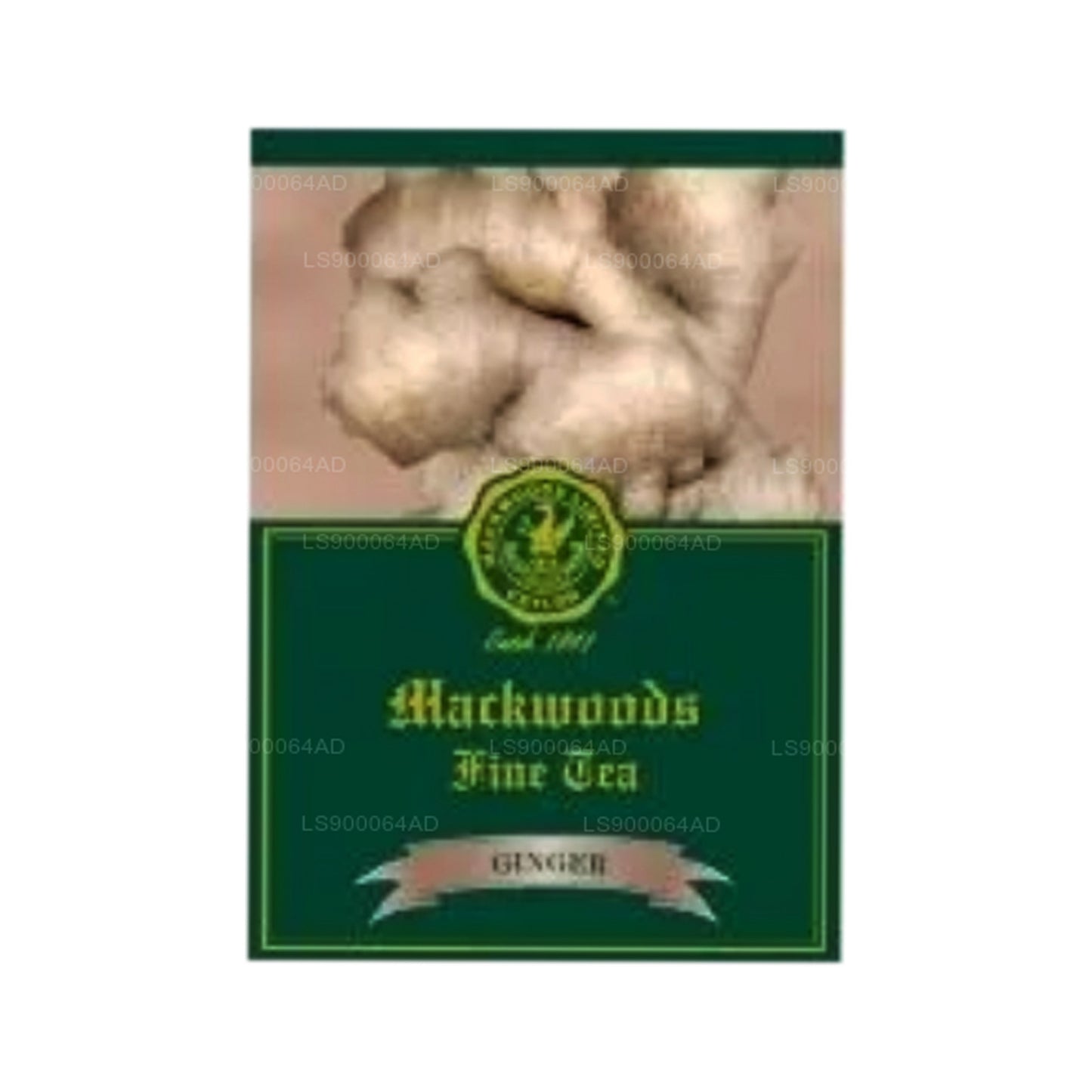 Mackwoods Single Estate Schwarztee mit Ingwergeschmack, 25 umhüllte Teebeutel (50 g)
