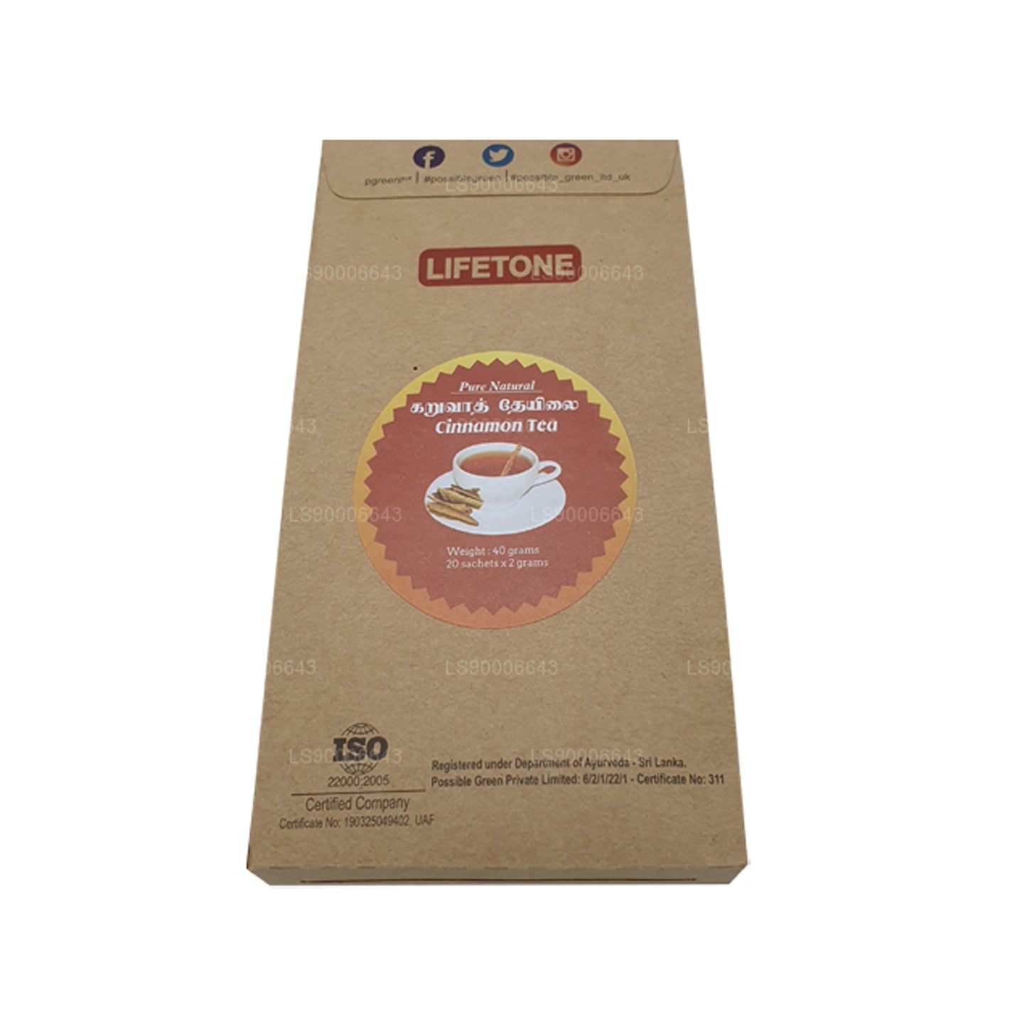 Lifetone Zimttee (40 g)