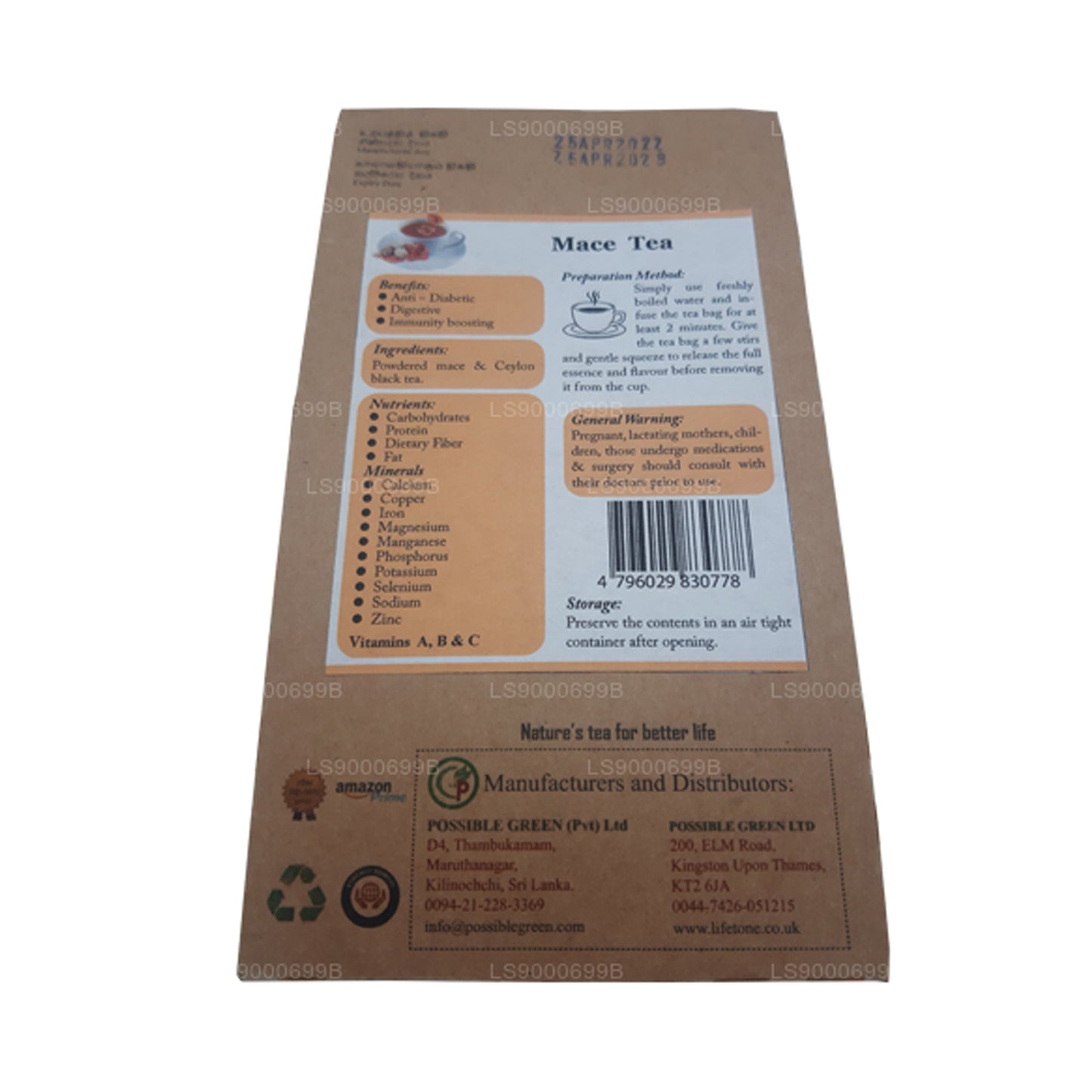 Lifetone Muskatblütentee (40g)