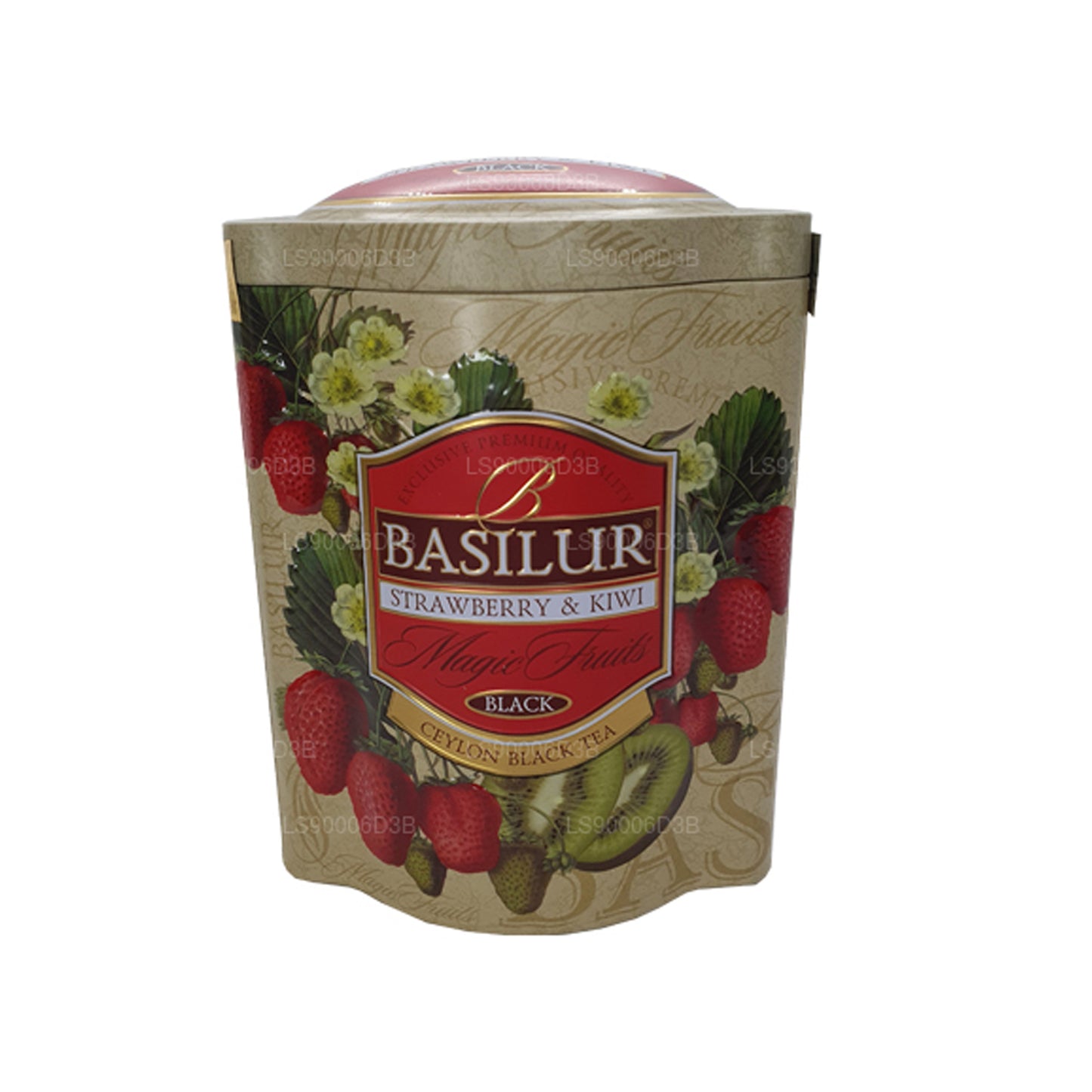 Basilur Magic Fruits Dose, Erdbeere und Kiwi, 100 g