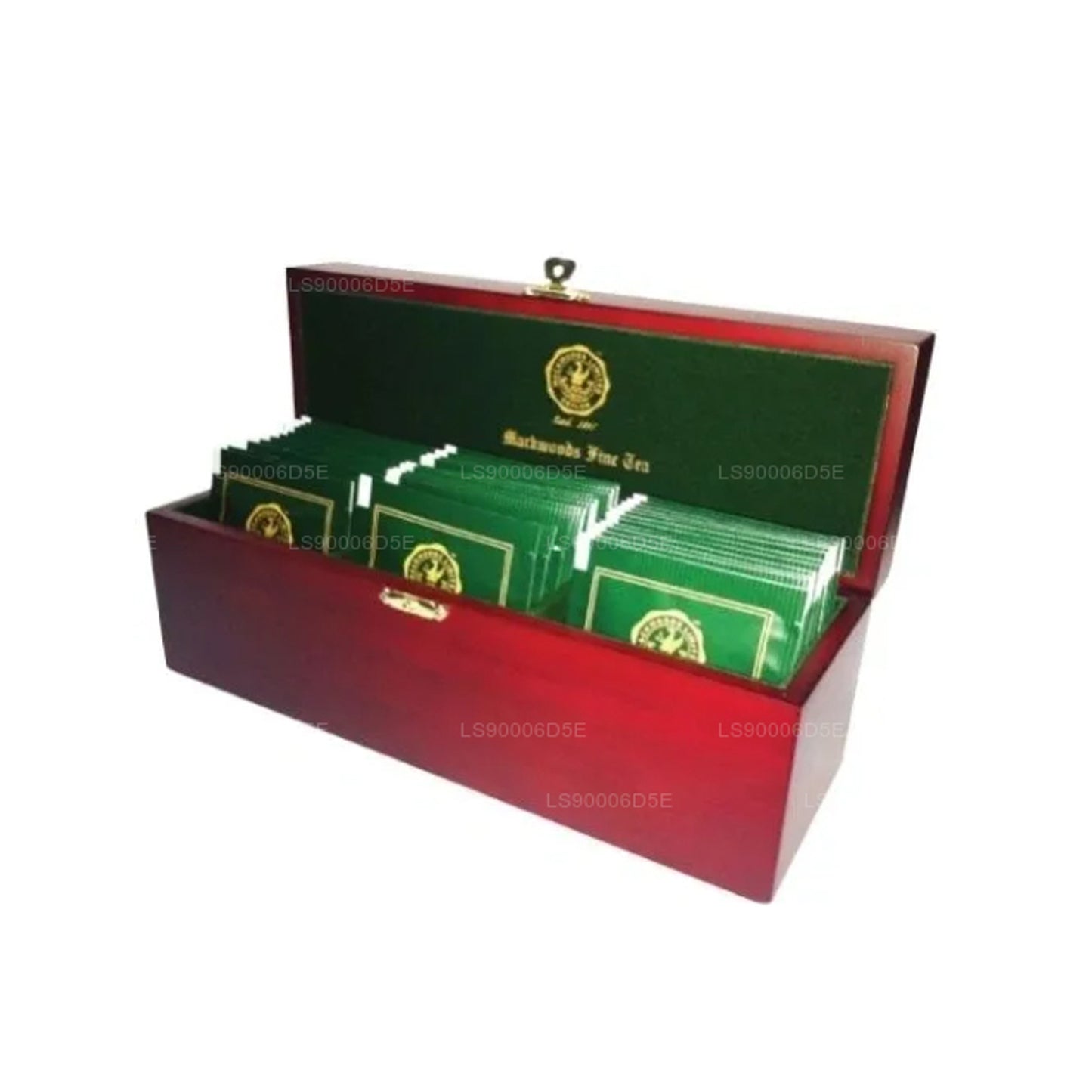Mackwoods Teetablett aus Holz (3 Fächer) (60 g)